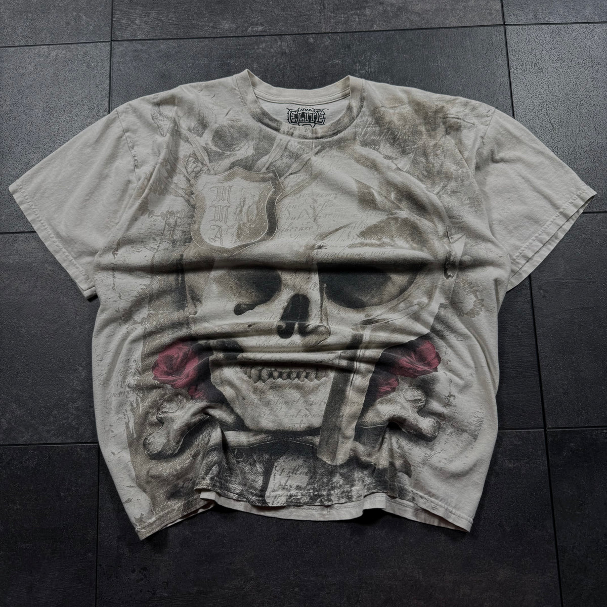 (rare) 2000s mma elite shirt (XL)