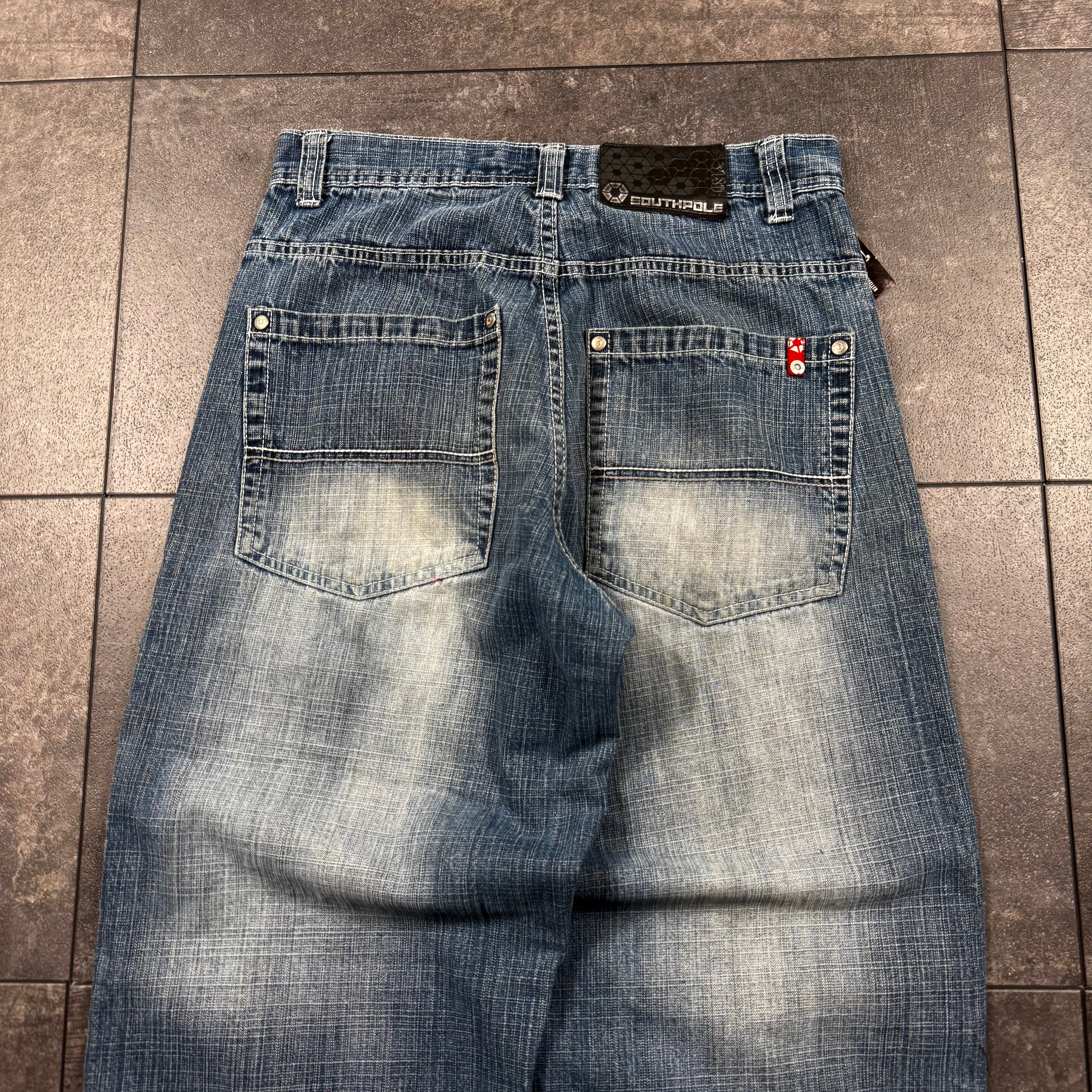 (rare) 2000s Southpole Red Tab Jeans (30x30)