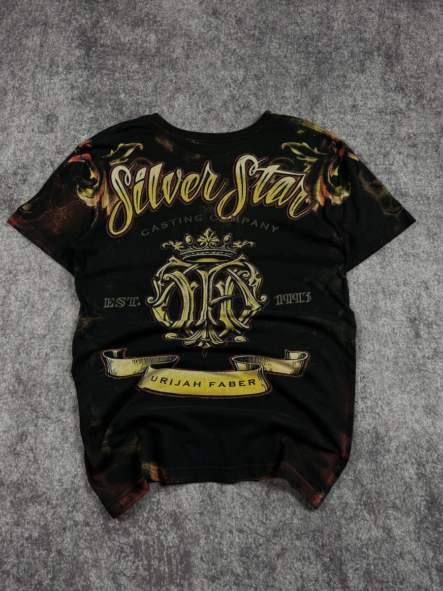 (rare) 2000s silver star shirt (S)