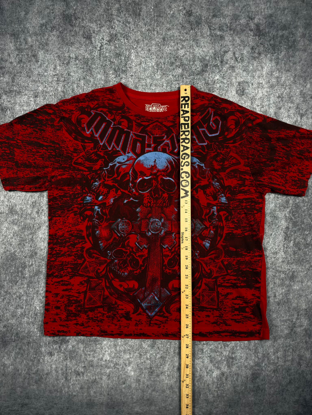 (GRAIL) 2000s CHROME MMA ELITE SHIRT (L)