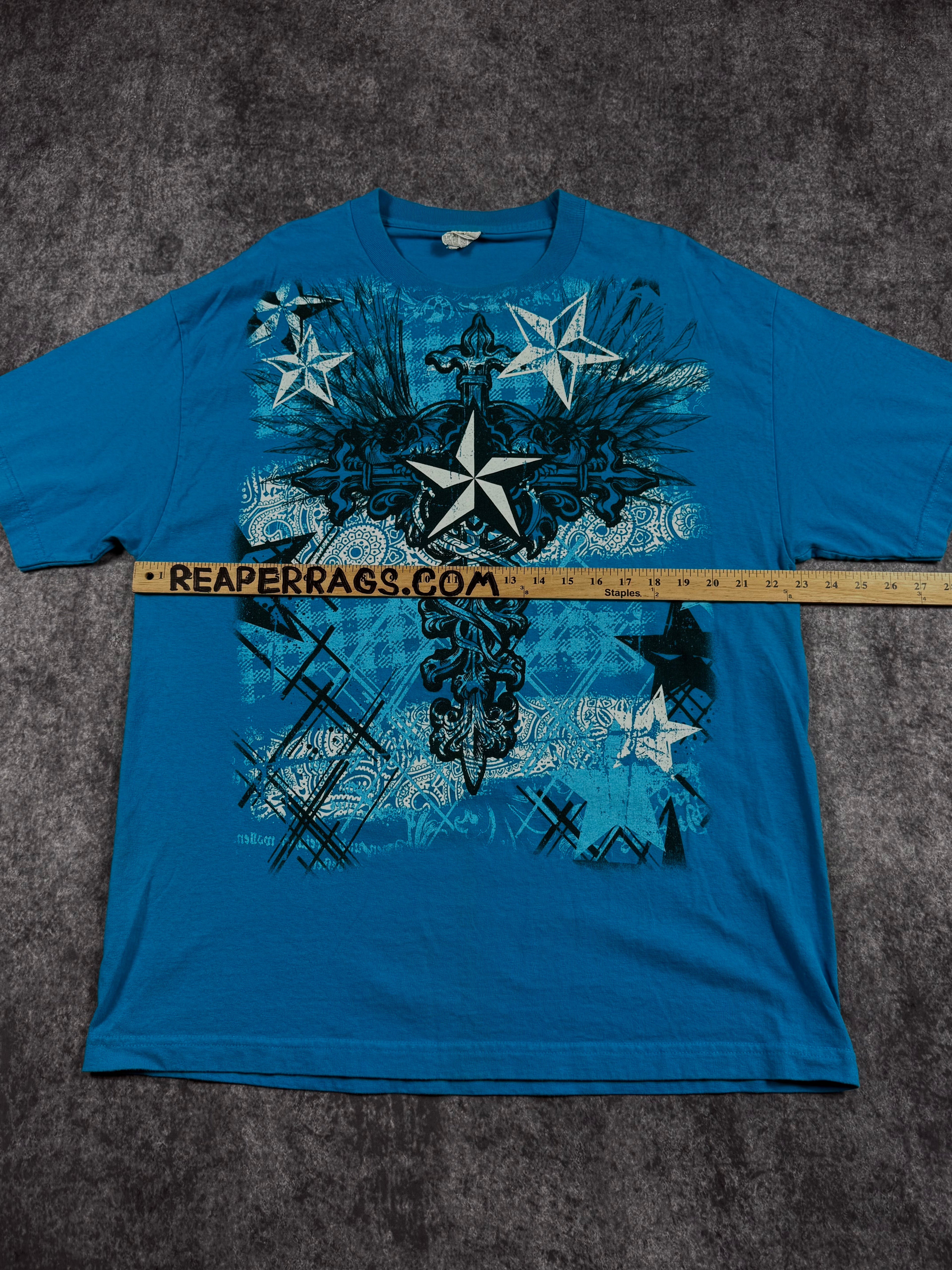 (rare) 2000s stars shirt (XL)