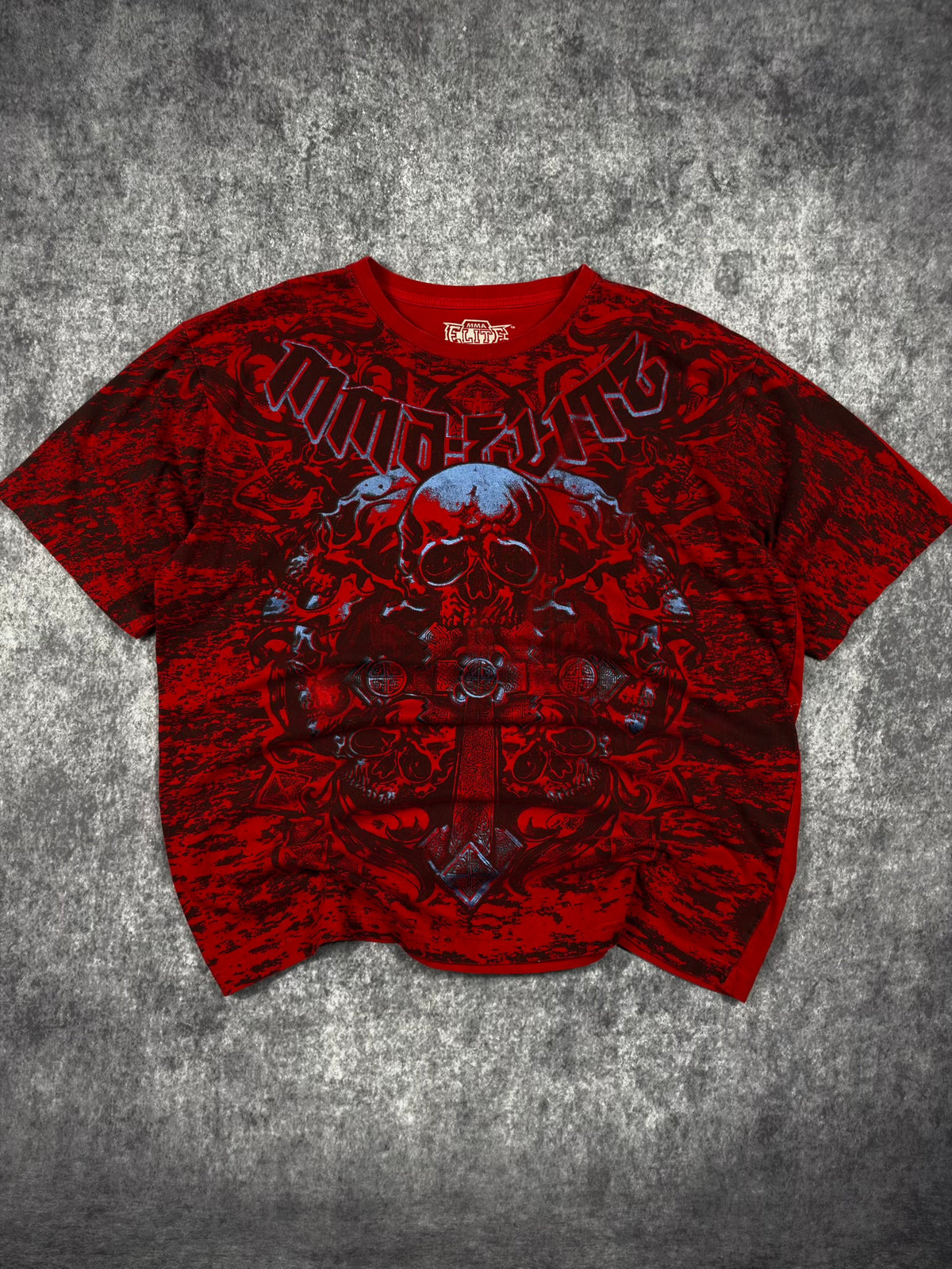 (GRAIL) 2000s CHROME MMA ELITE SHIRT (L)