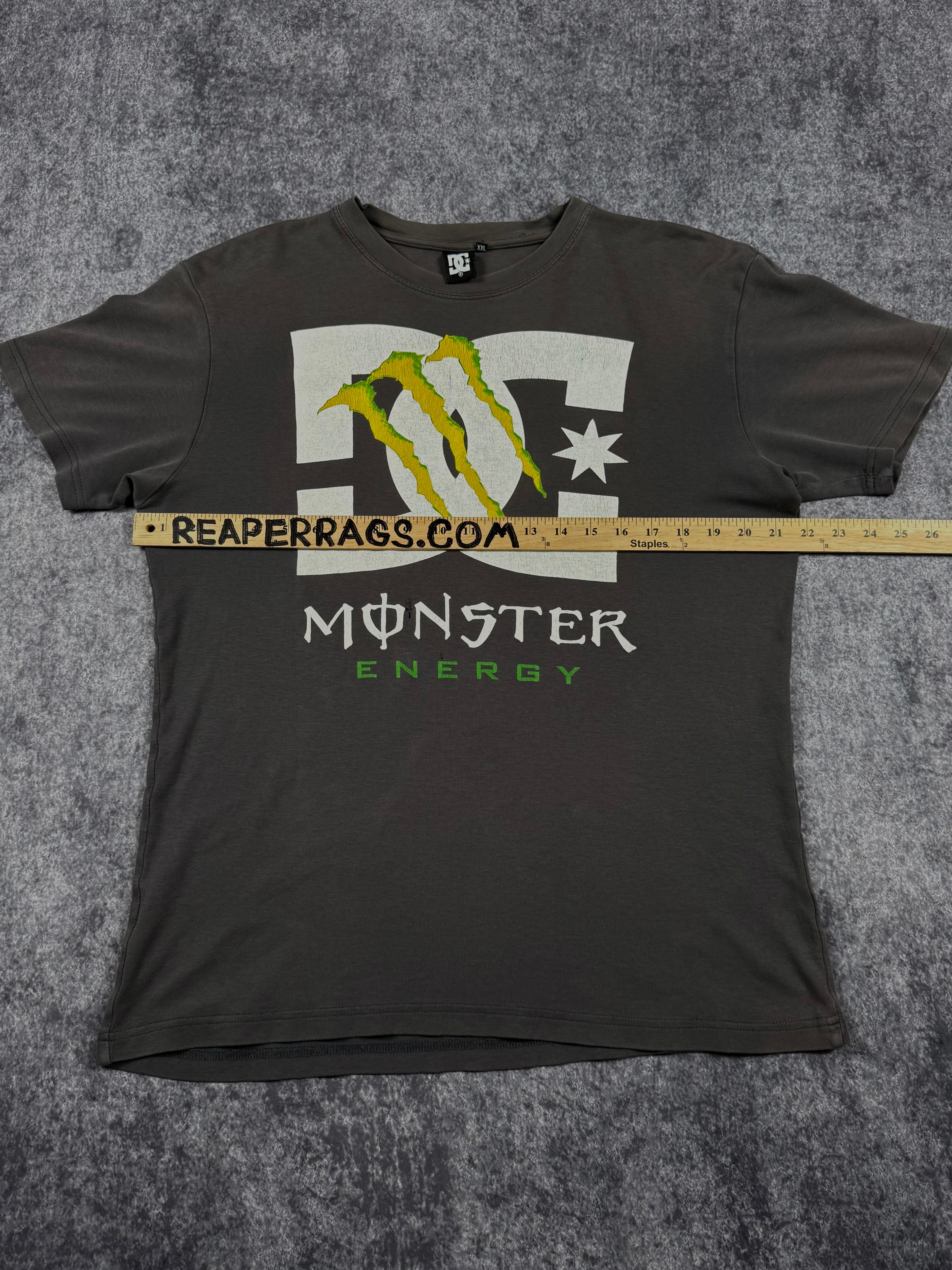 (rare) 2000s monster energy x dc shoes shirt (L)