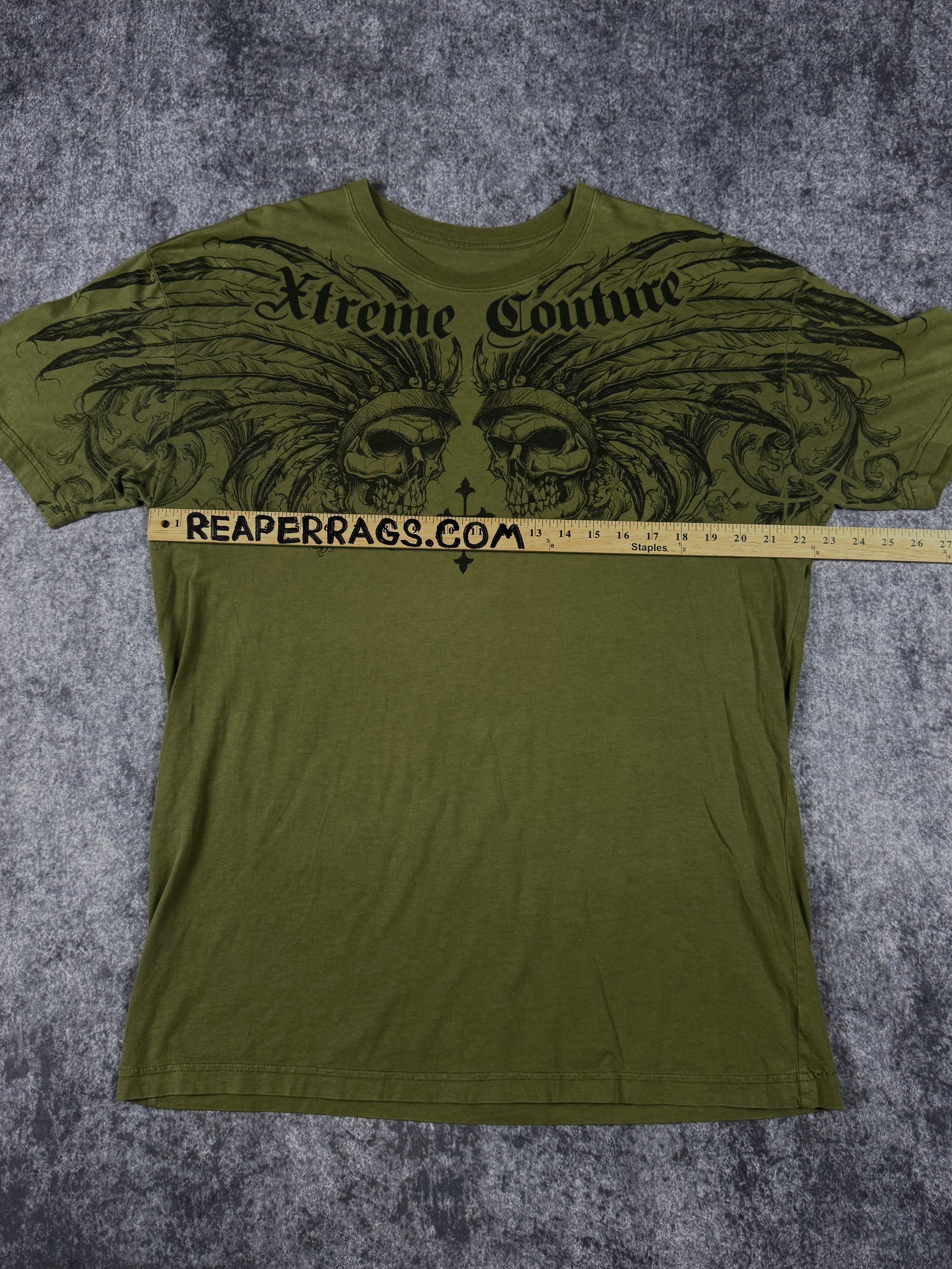 2000s xtreme couture shirt (L)