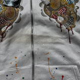 Deadstock 2000s Rhinestone Skull Hoodie (XL)