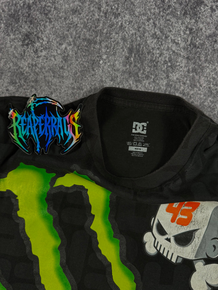 (rare) 2000s monster energy x dc shoes x ken block shirt (M)