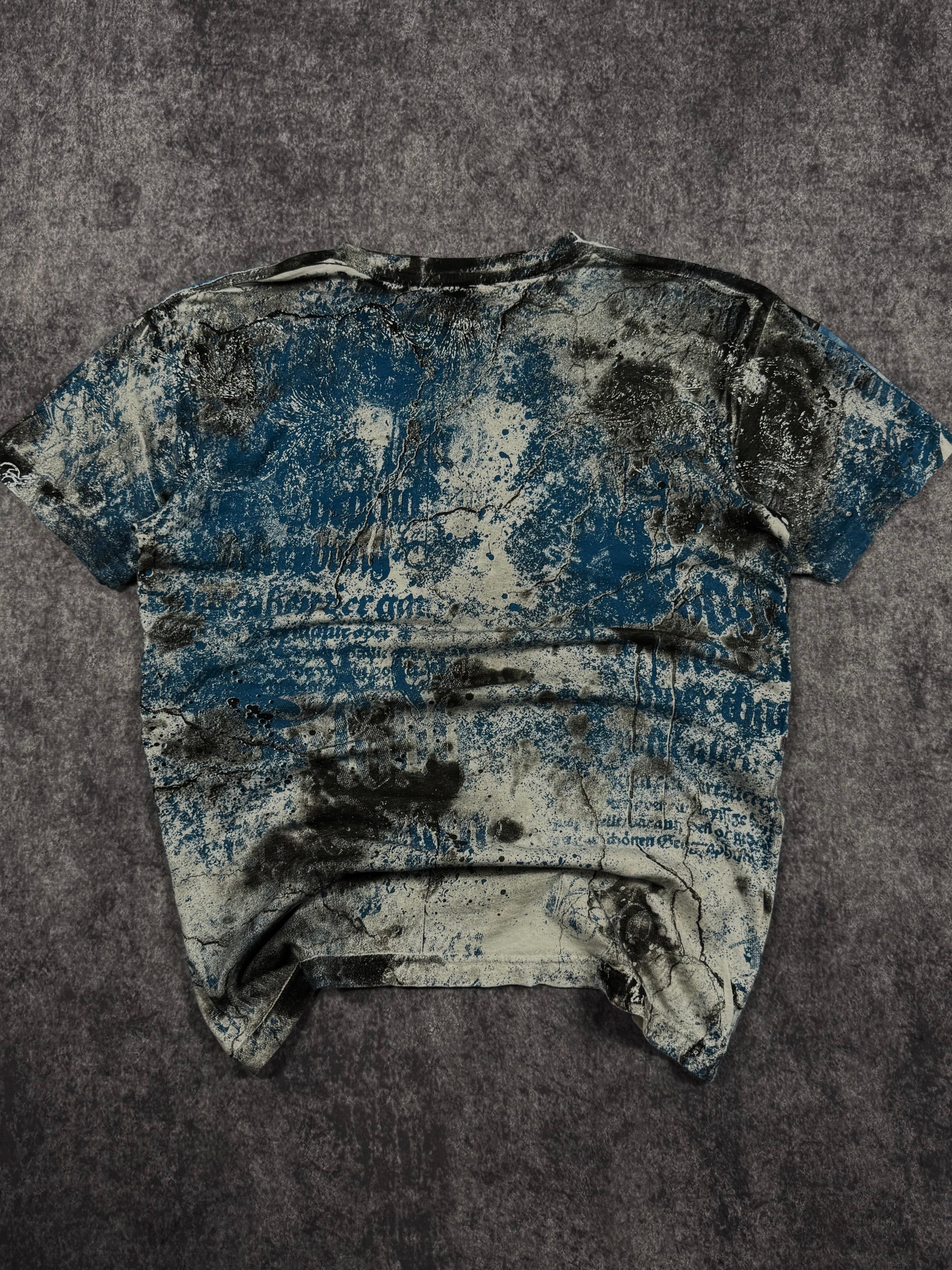 (rare) 2000s affliction chrome shirt (M)