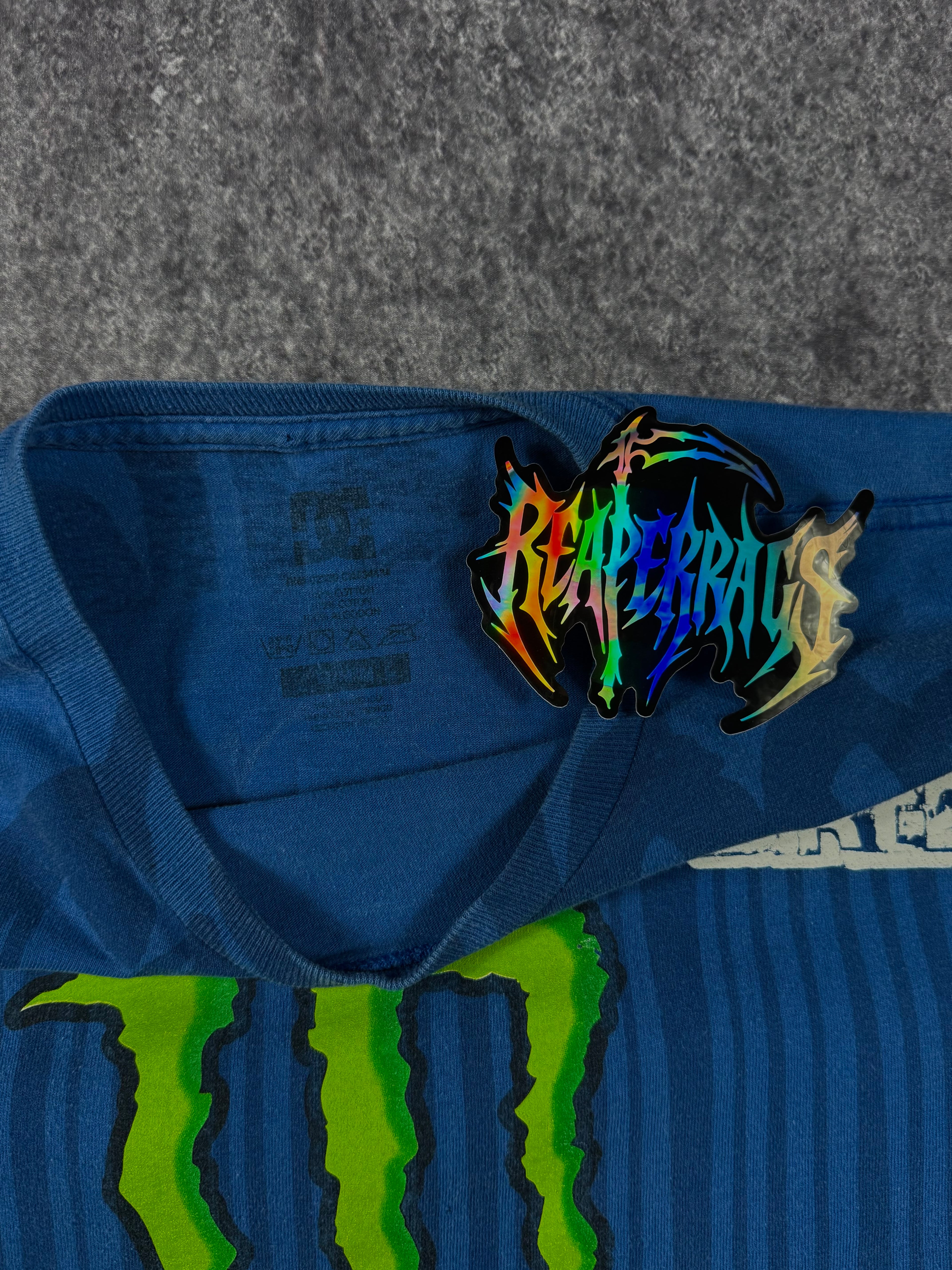 (rare) 2000s monster energy x dc shoes x ken block shirt (M)