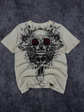 2000s skull shirt (S)