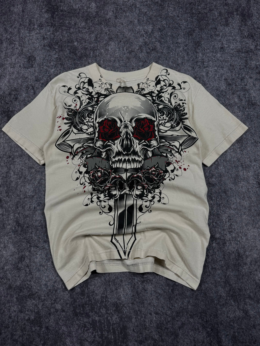 2000s skull shirt (S)