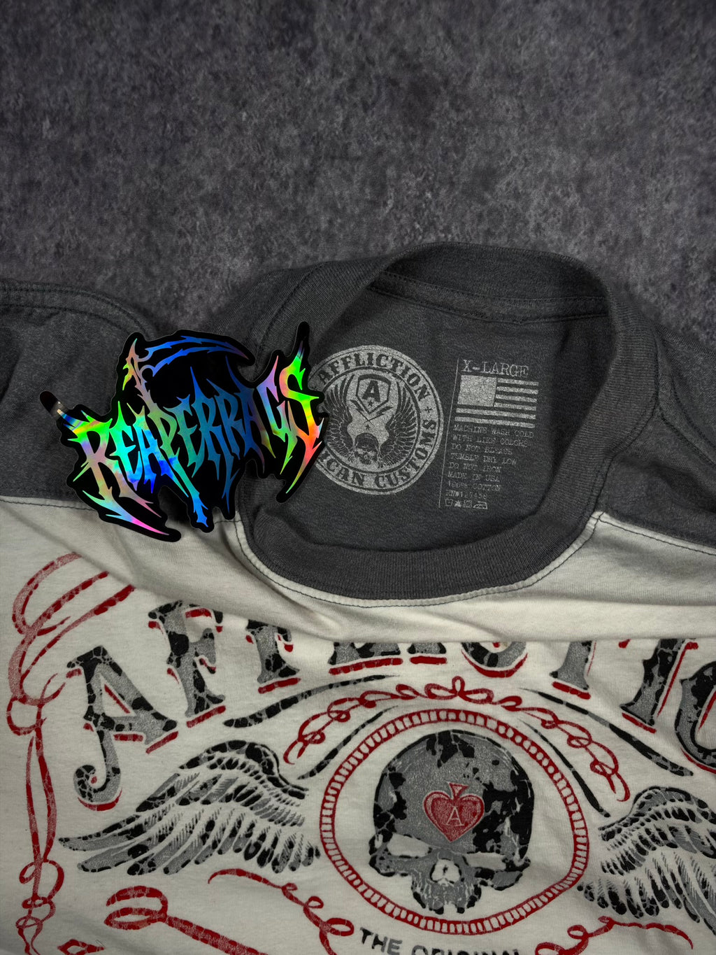 2000s AFFLICTION SHIRT (L)