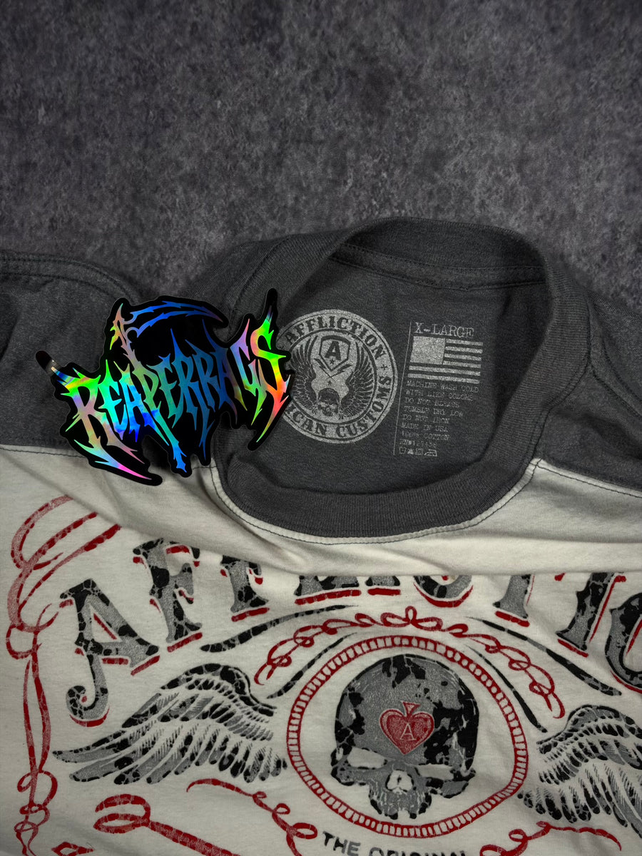 2000s AFFLICTION SHIRT (L)