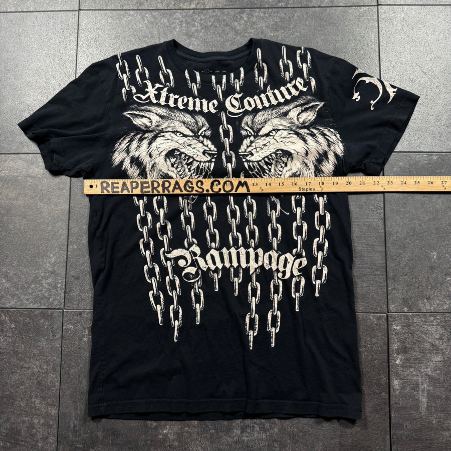 (rare) 2000s Xtreme Couture x Quintin Jackson Shirt (M)