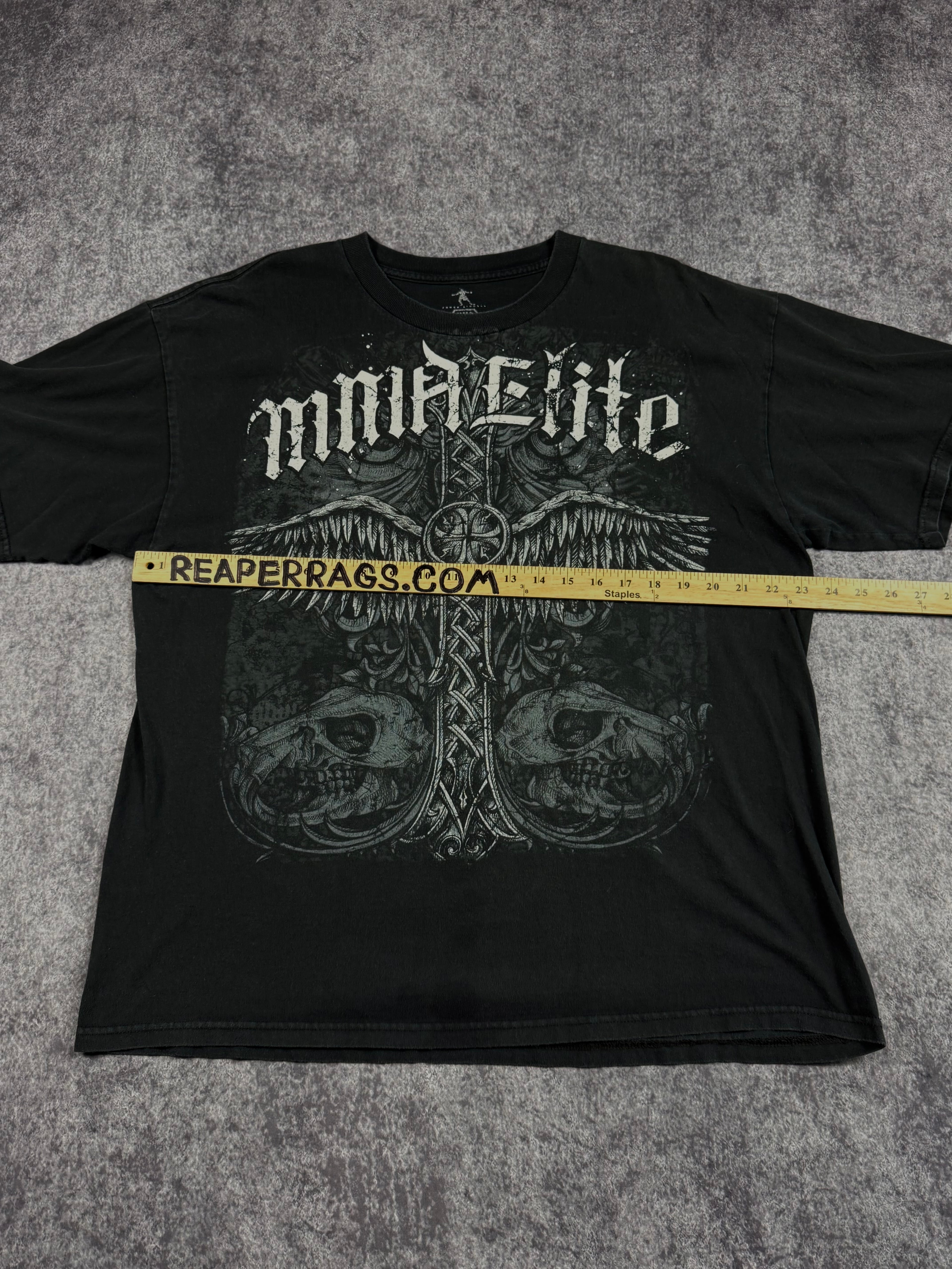 (rare) 2000s mma elite shirt (XL)