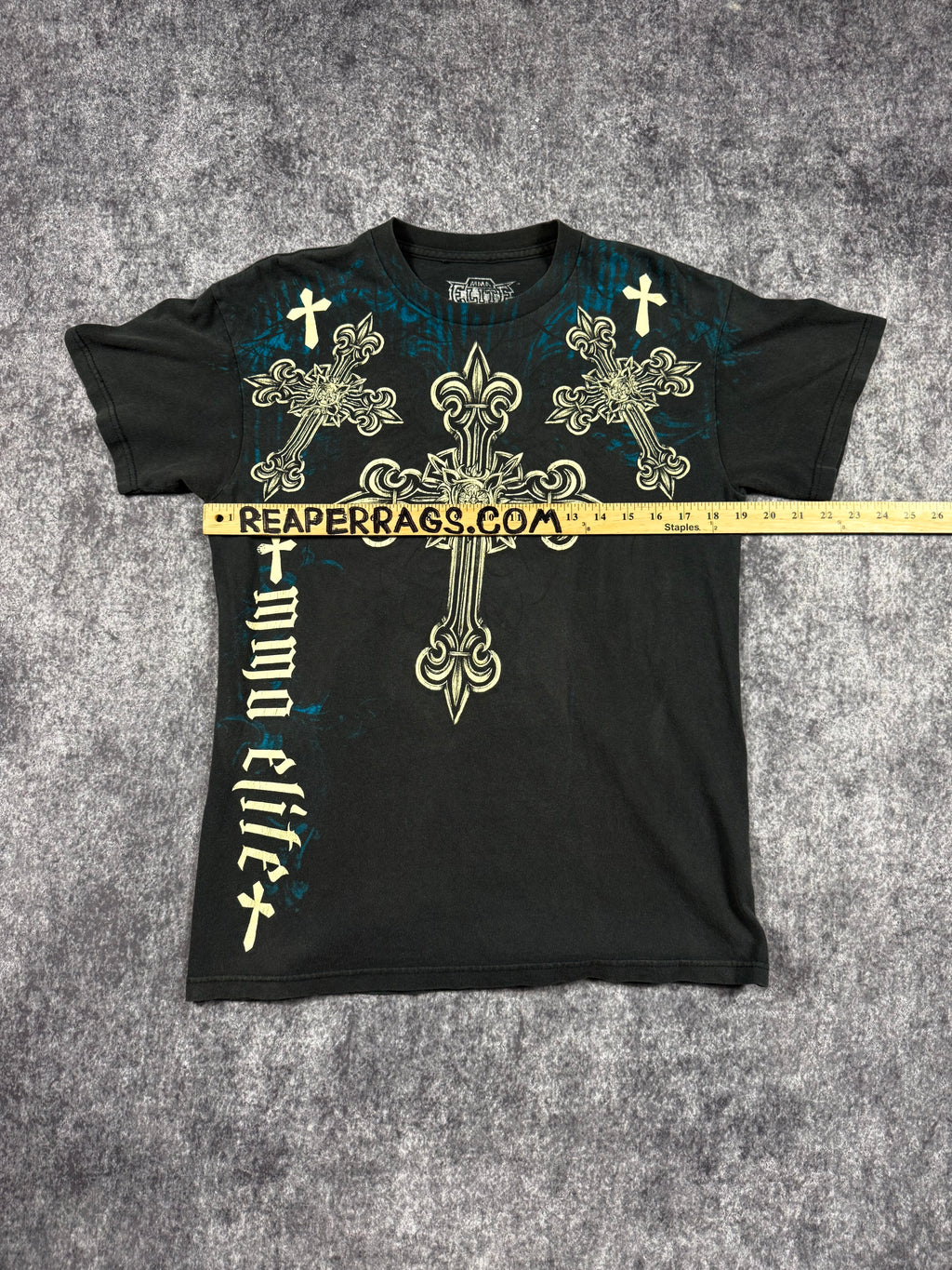 (RARE) 2000S MMA ELITE SHIRT (S)