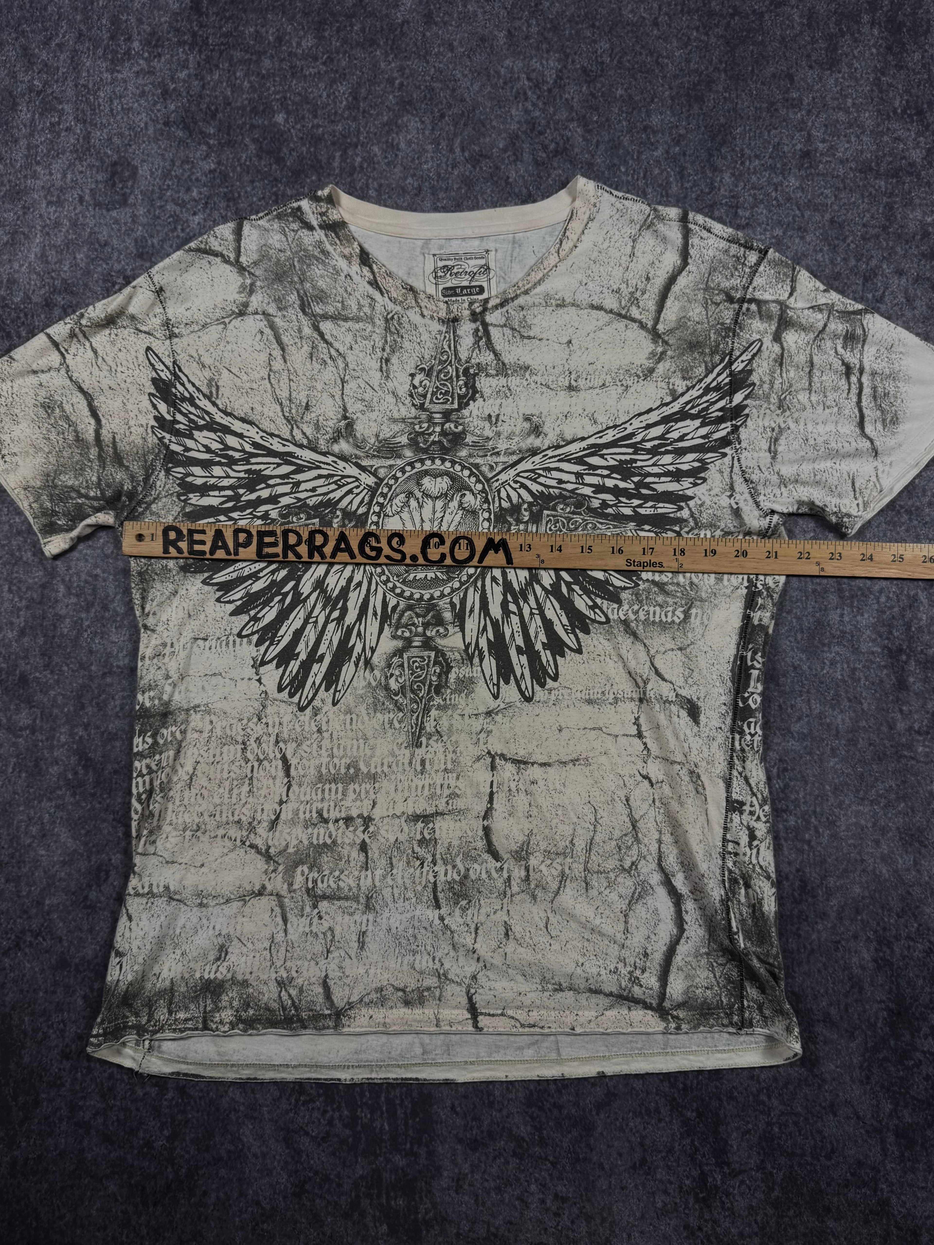 (rare) 2000s retrofit shirt (L)