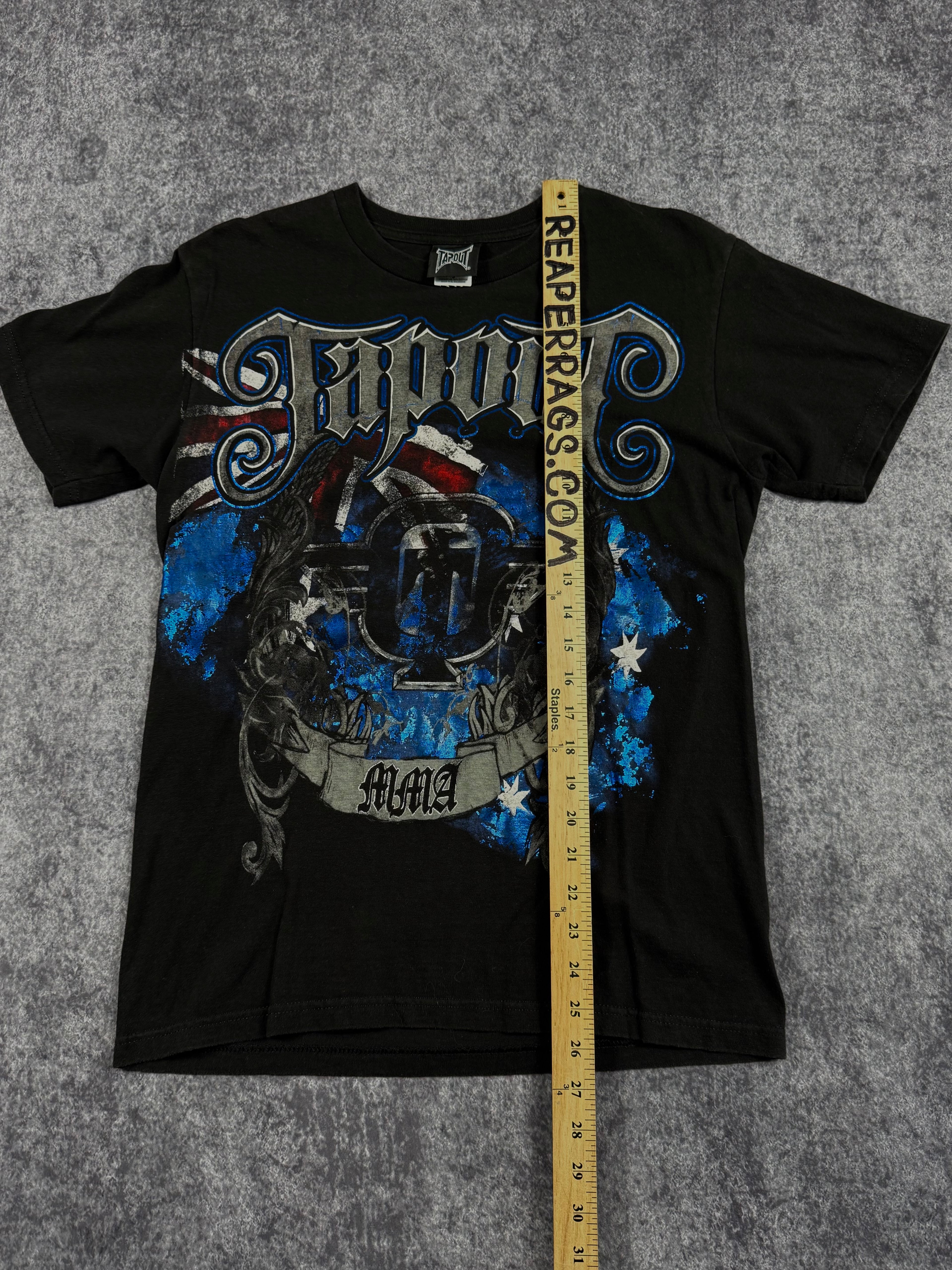 (rare) 2000s tapout chrome shirt (S)