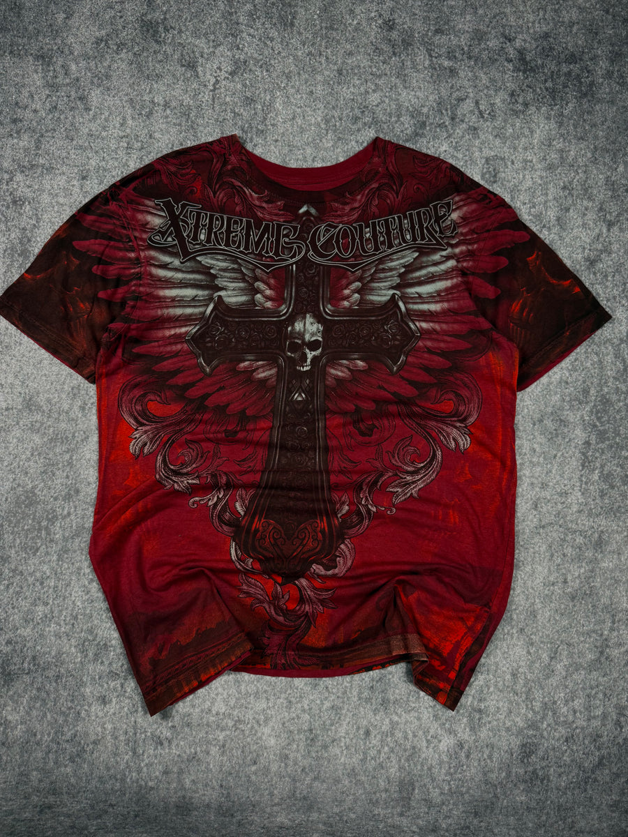 (rare) 2000s xtreme couture shirt (XL)