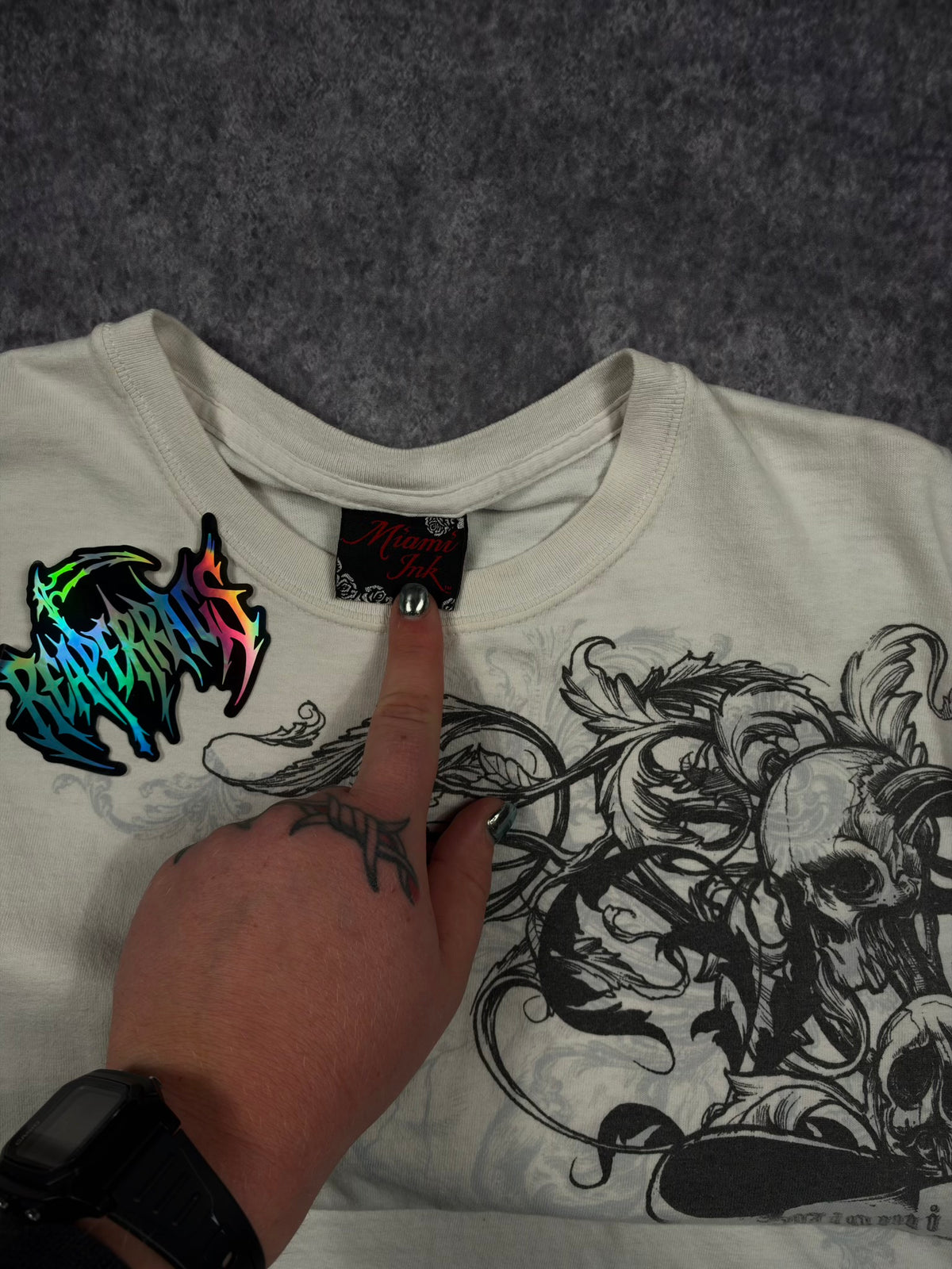 (RARE) 2000s MIAMI INK SHIRT (XL)