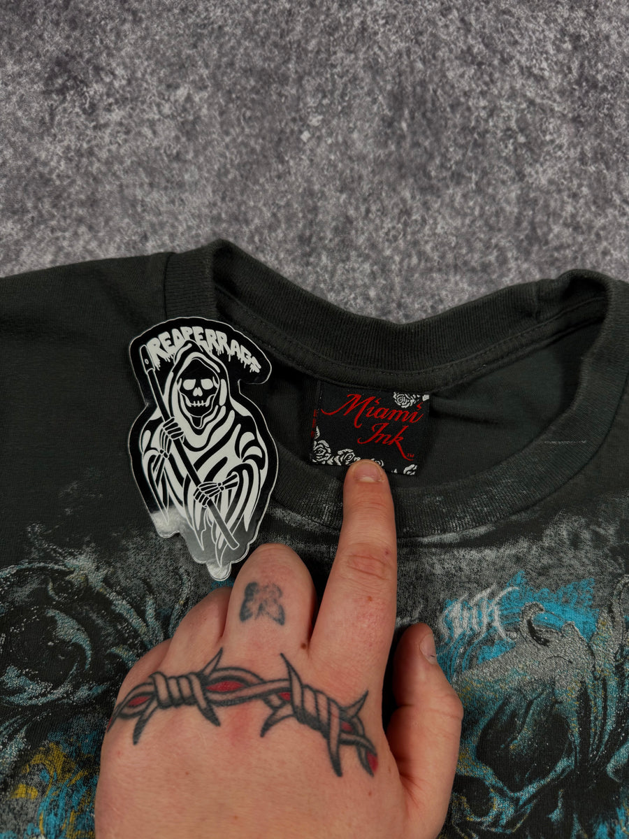 (rare) 2000s miami ink shirt (M)