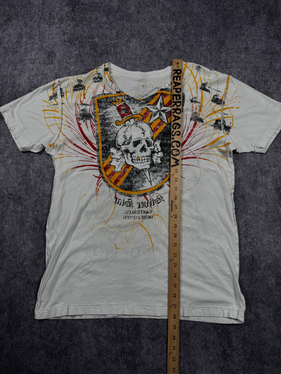 2000s silver star shirt (M)