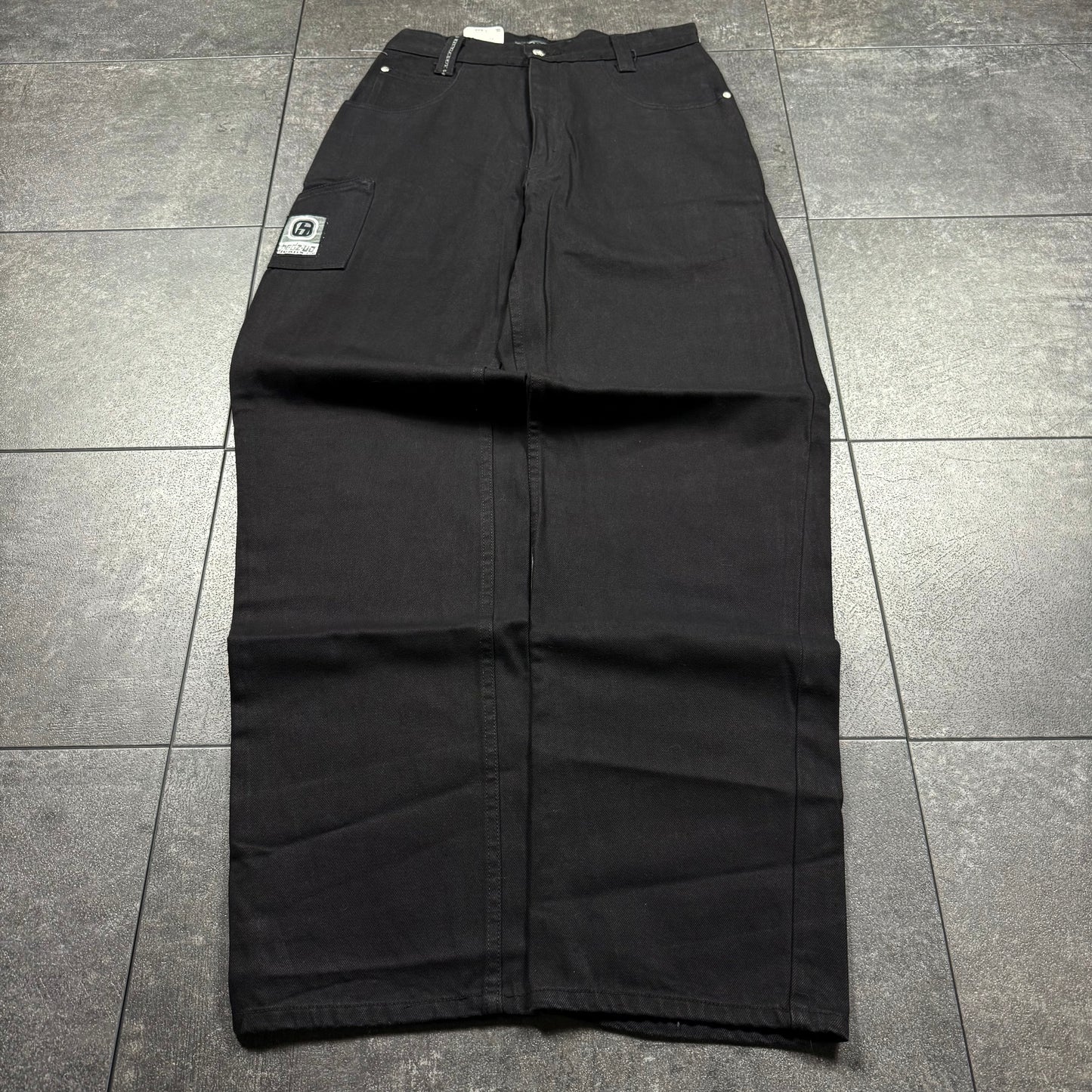 Y2K Deadstock JNCO Style Baggy Hedz Up Jeans (30x33)