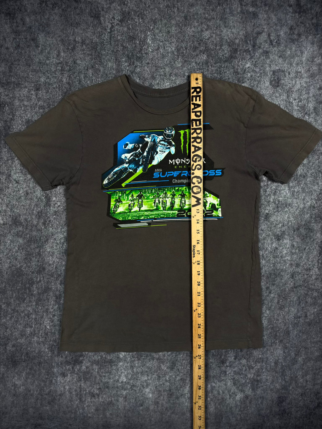 2000s MONSTER ENERGY x SUPERCROSS SHIRT (S)