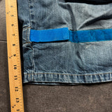 2000s MARITHE FRANCOIS GIRBAUD SHUTTLE STRAP JORTS (38)