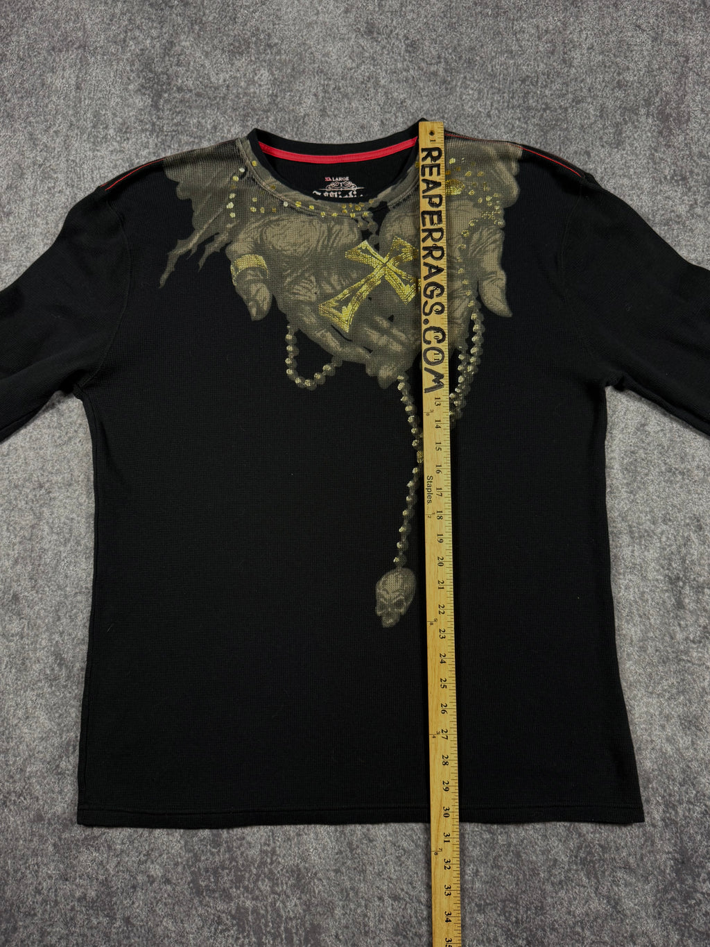 (rare) 2000s affliction x ozzy osbourne thermal (XL)