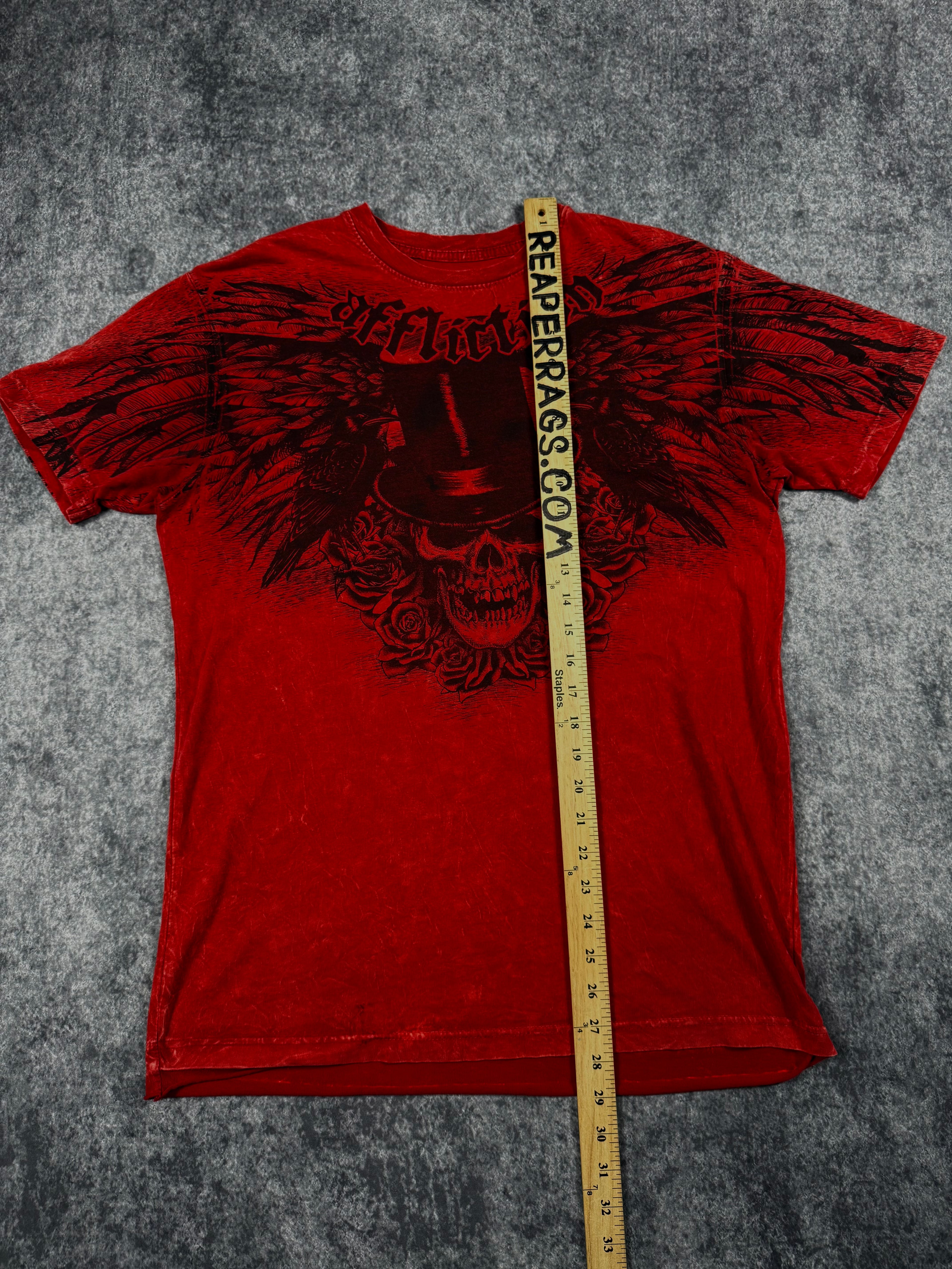 (rare) 2000s affliction shirt (M)