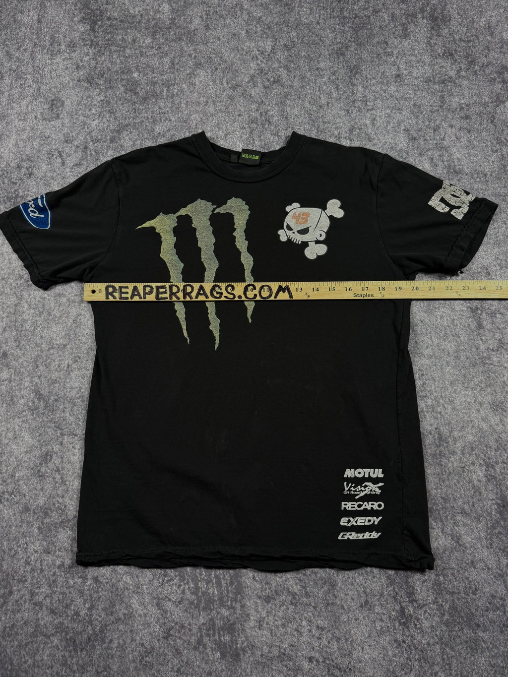 (rare) 2000s monster energy x dc shoes x ken block shirt (M)