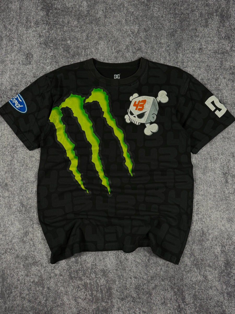 (rare) 2000s monster energy x dc shoes x ken block shirt (M)