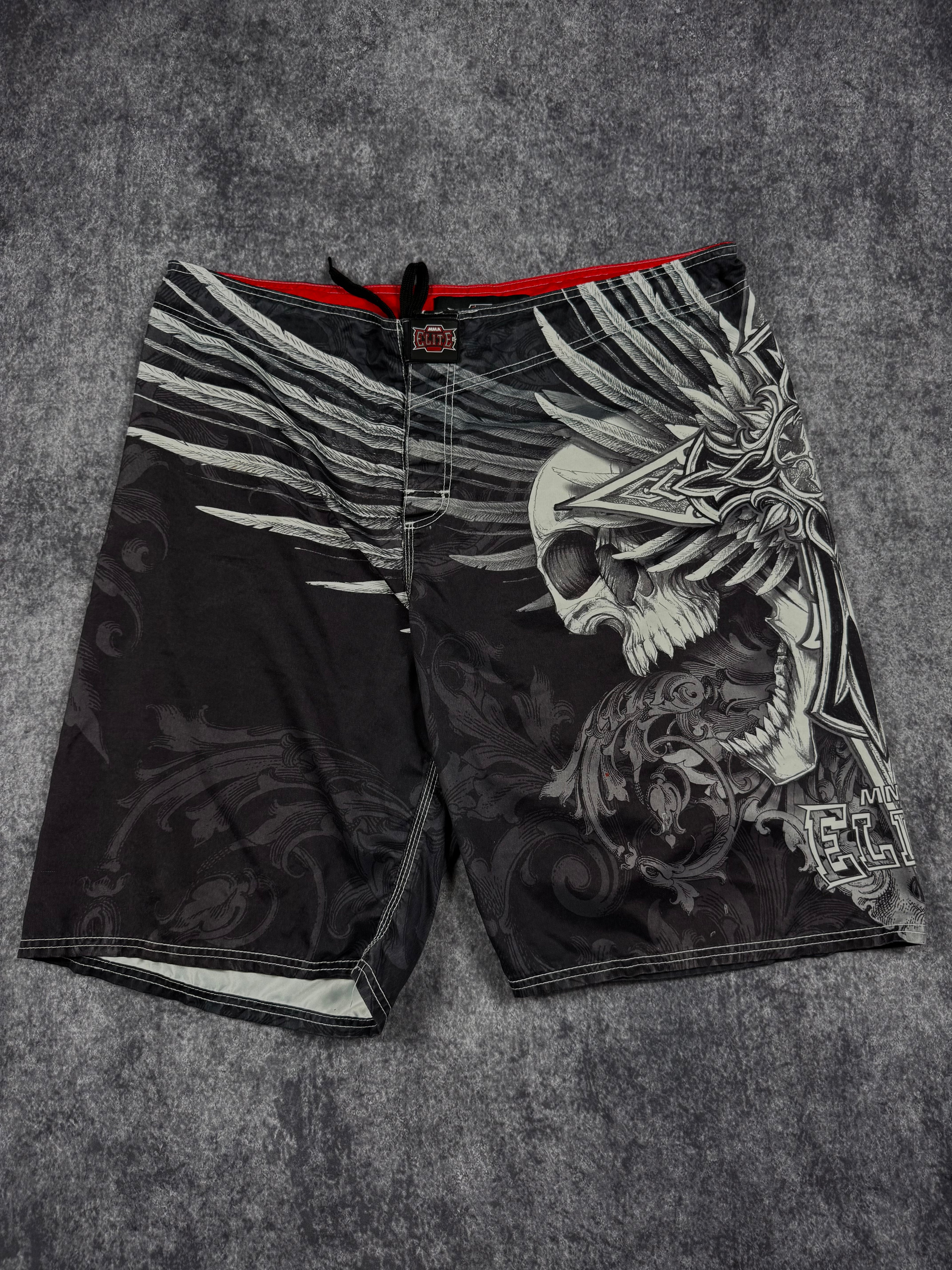 (rare) 2000s mma elite board shorts (40)