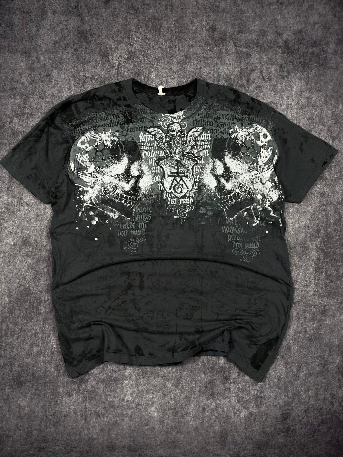 (RARE) 2000s SKULL SHIRT (XL)