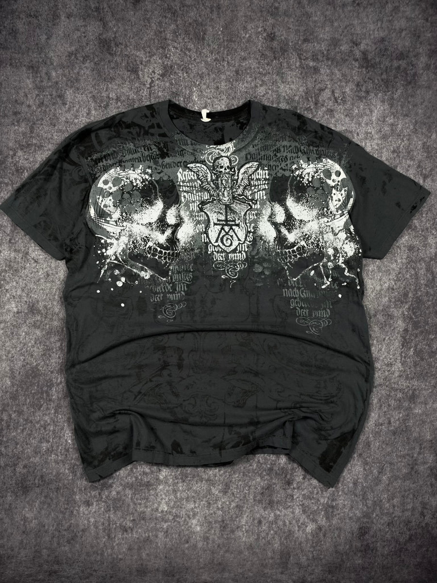 (RARE) 2000s SKULL SHIRT (XL)