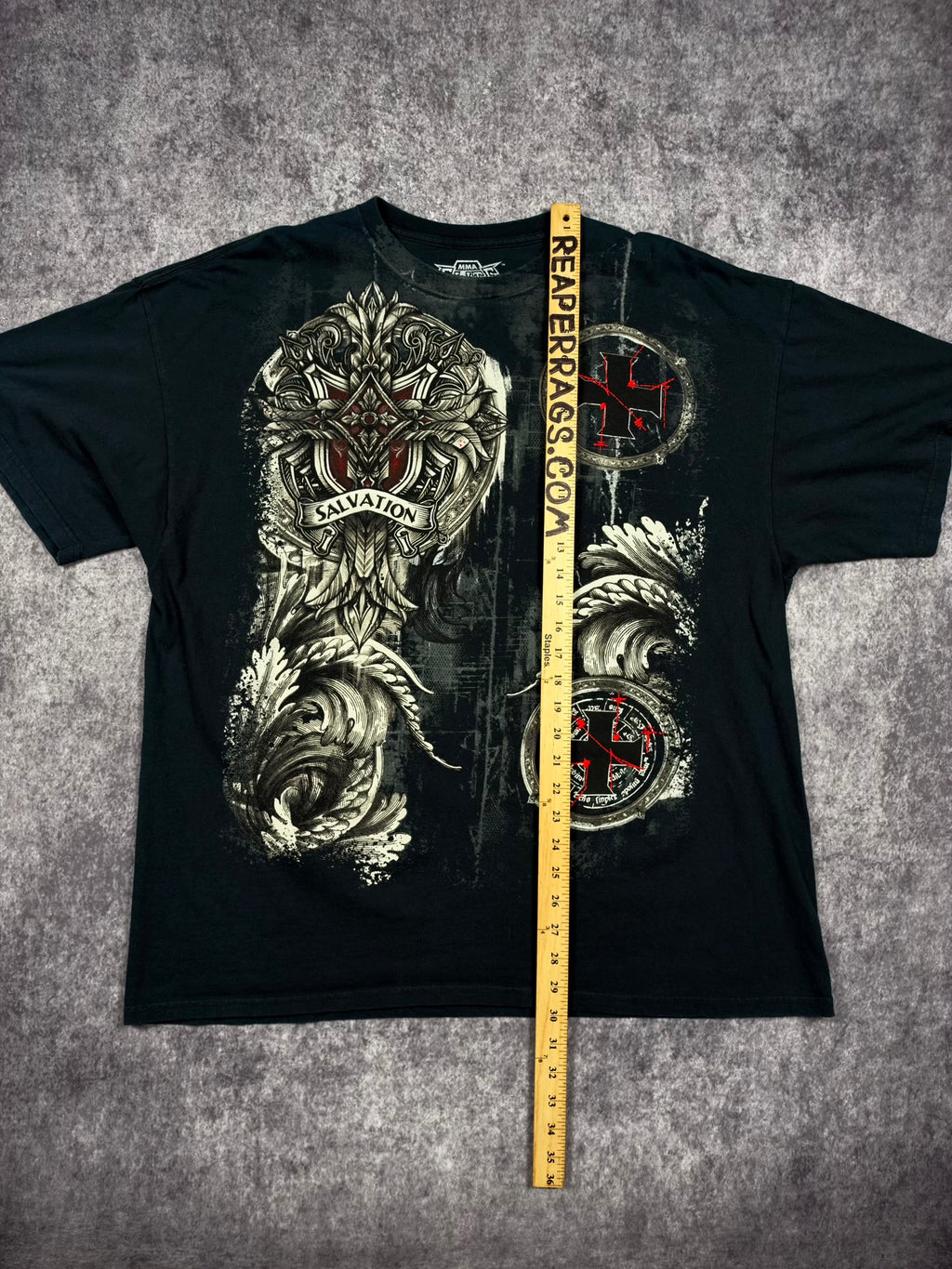 (RARE) 2000S MMA ELITE SHIRT (XL)