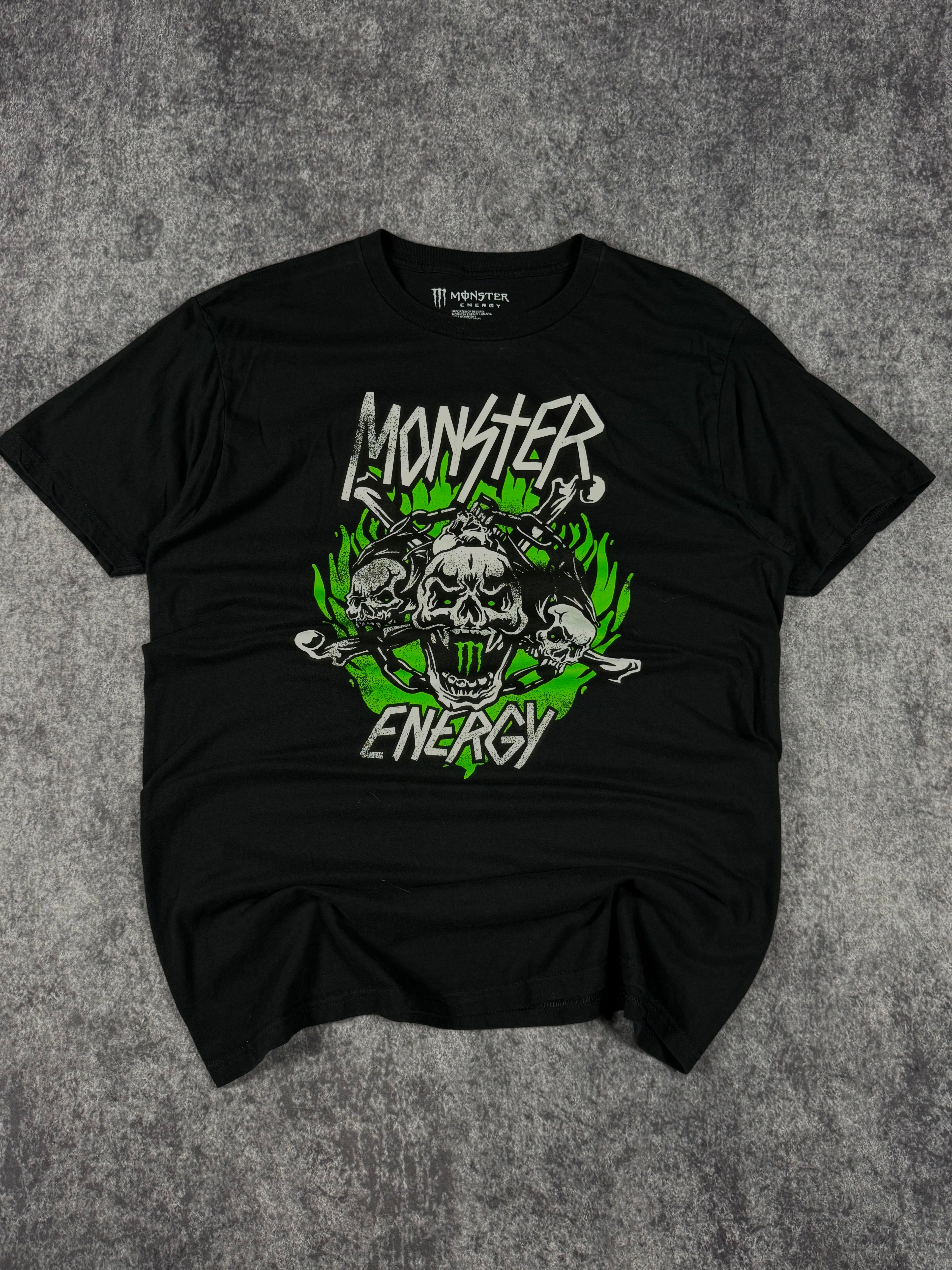 (rare) 2000s monster energy shirt (M)