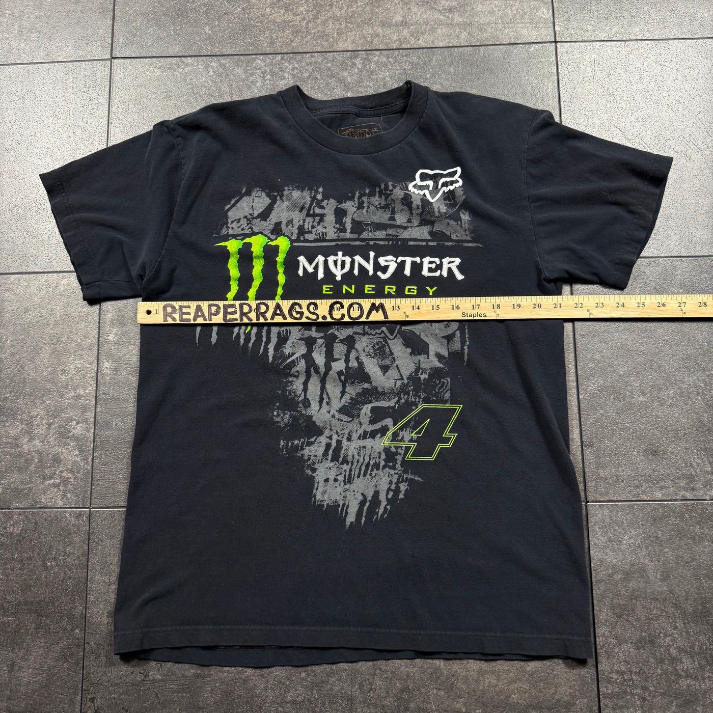 2000s Monster Energy x Fox Racing Shirt (L)