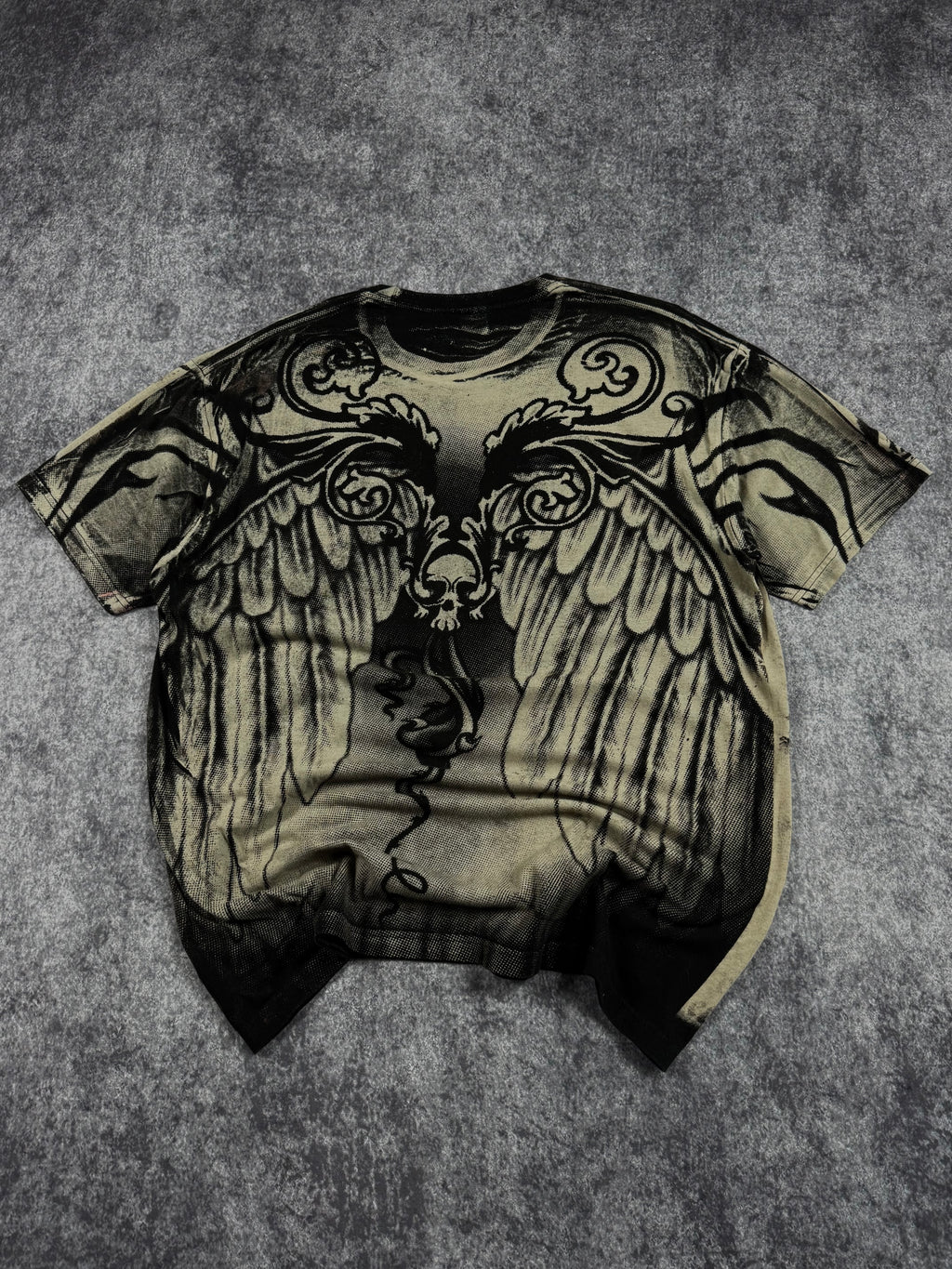 (rare) 2000s gray star shirt (L)