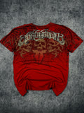 (rare) 2000s throwdown x affliction shirt (XL)