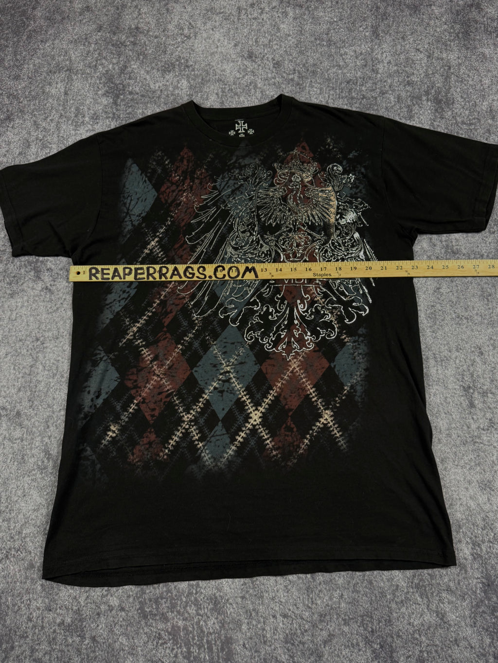 (rare) 2000s xzavier chrome shirt (XL)
