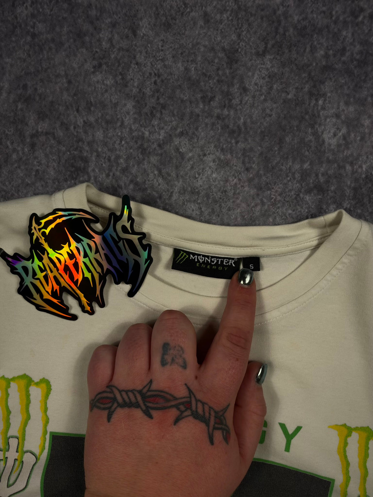 (GRAIL) 2000s MONSTER ENERGY x DC SHOES SHIRT (S)