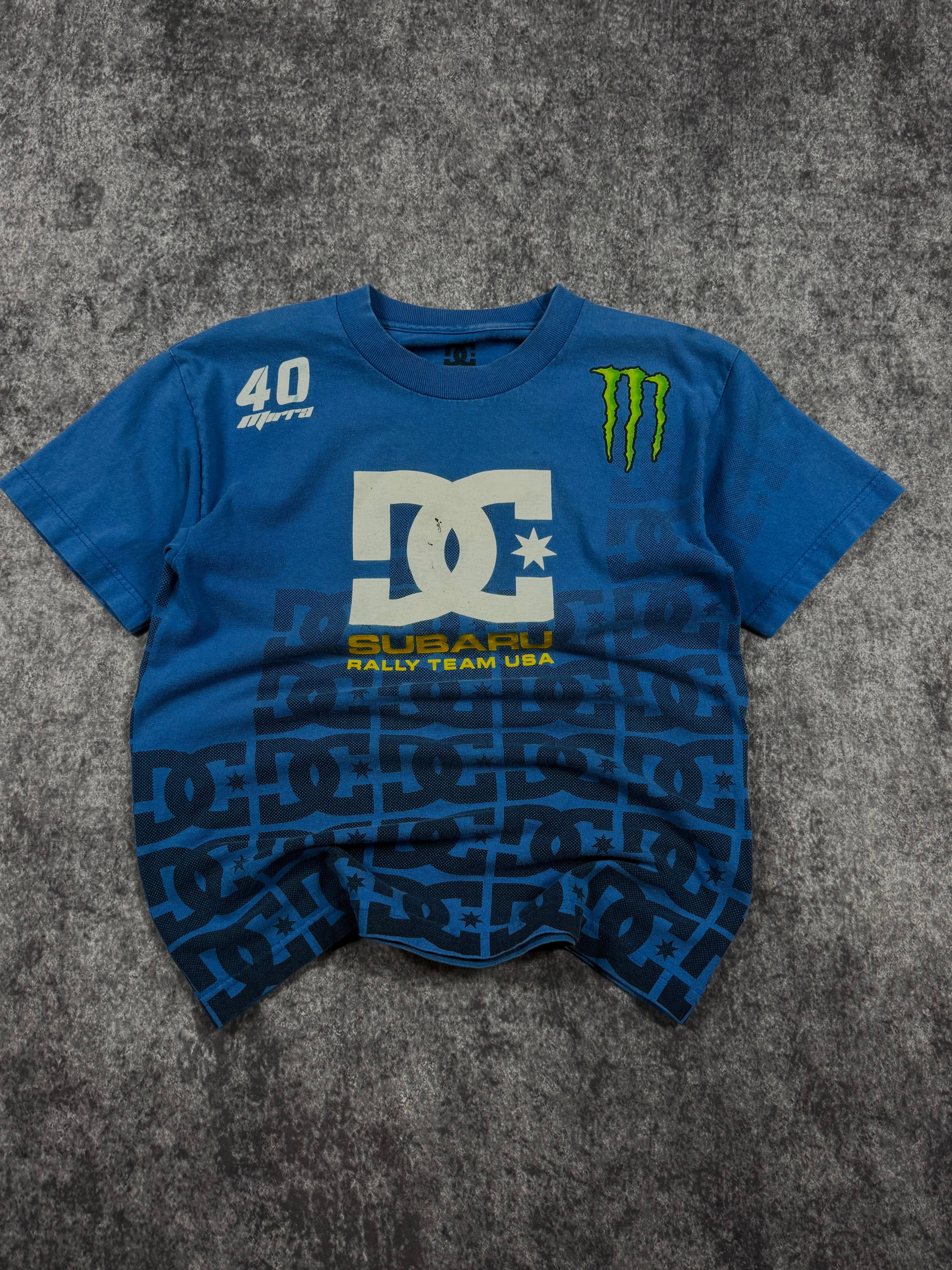(rare) 2000s monster energy x dc shoes x subaru shirt (S)