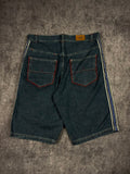 (RARE) 2000s CHEVRON STRIPPED JORTS (38)