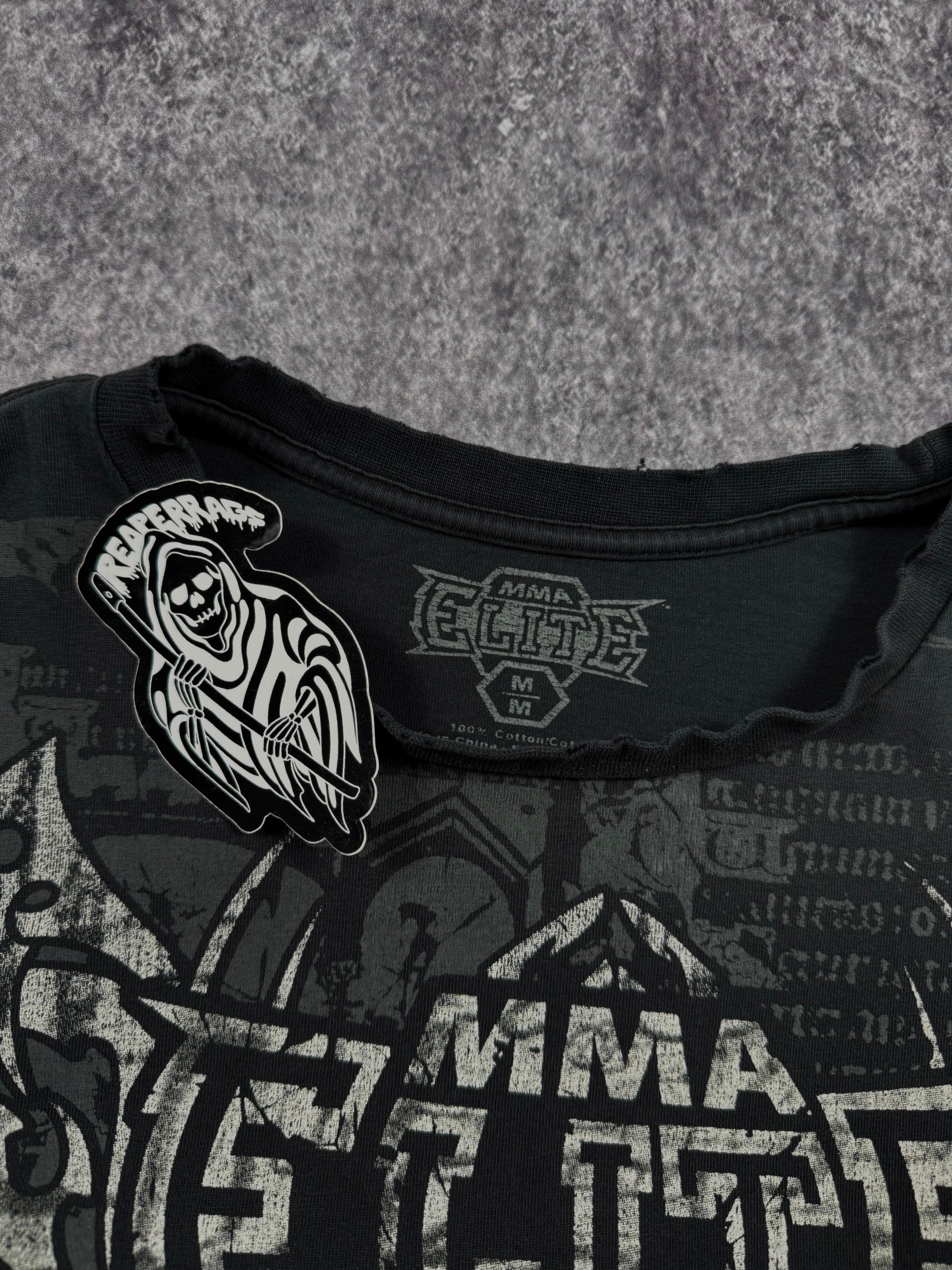 (rare) 2000s mma elite shirt (M)