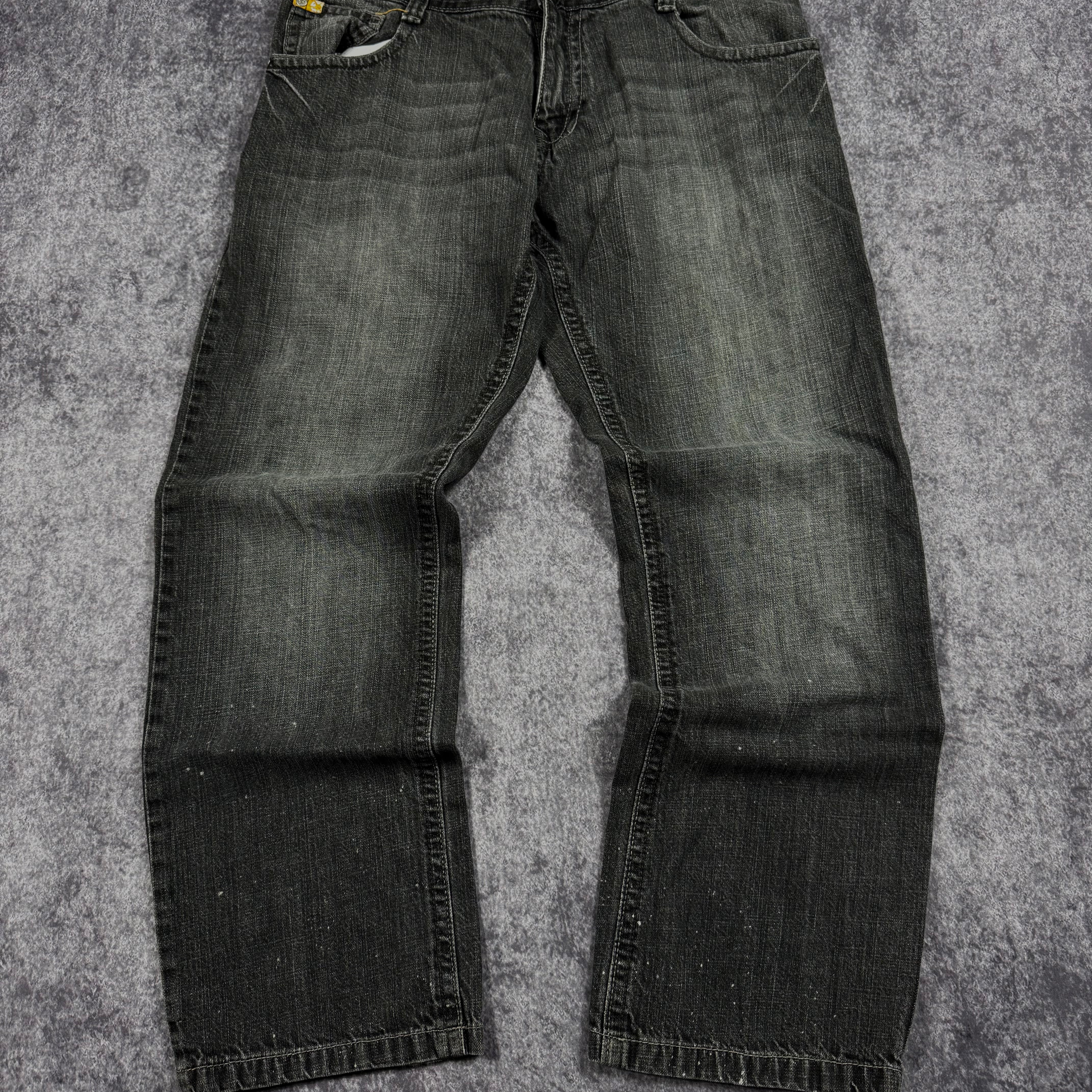 2000s southpole yellow tab jeans (36x29)