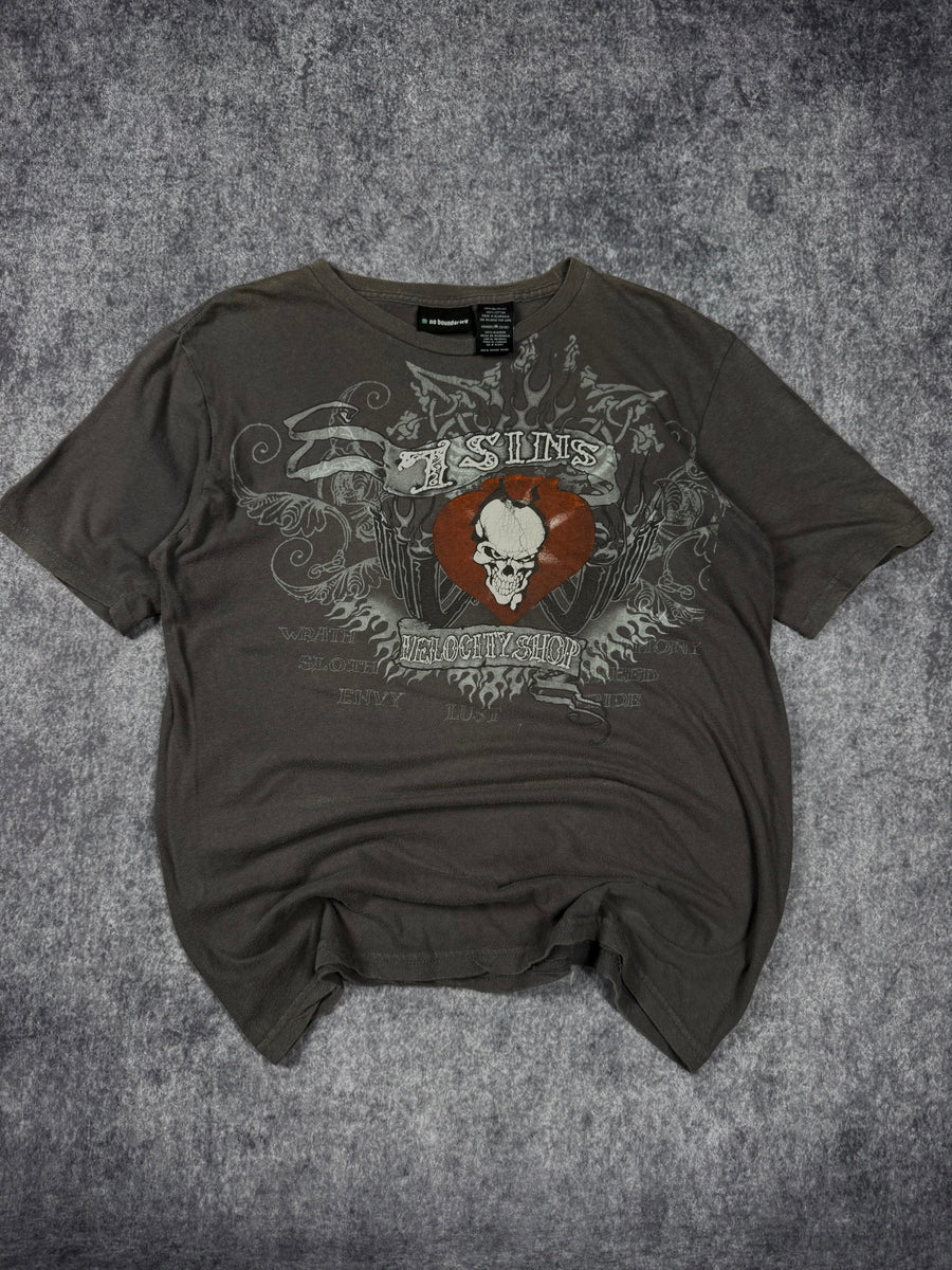 2000s no boundaries shirt (M)