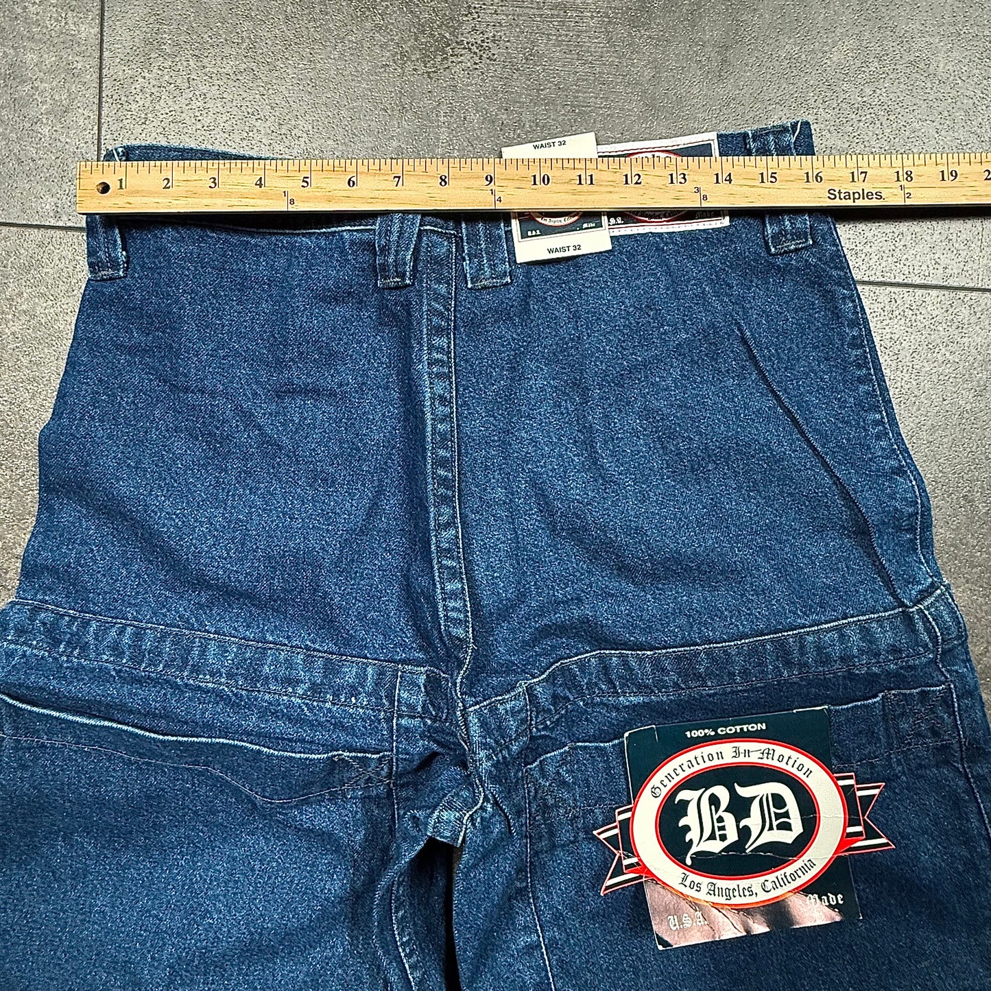 Y2K JNCO Style BD County Baggy Wide Leg Jeans (32x32)