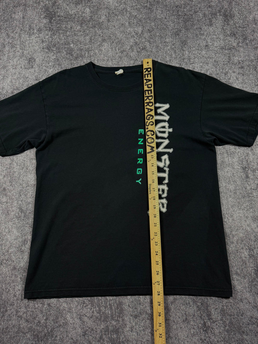 (rare) 2000s monster energy shirt (L)