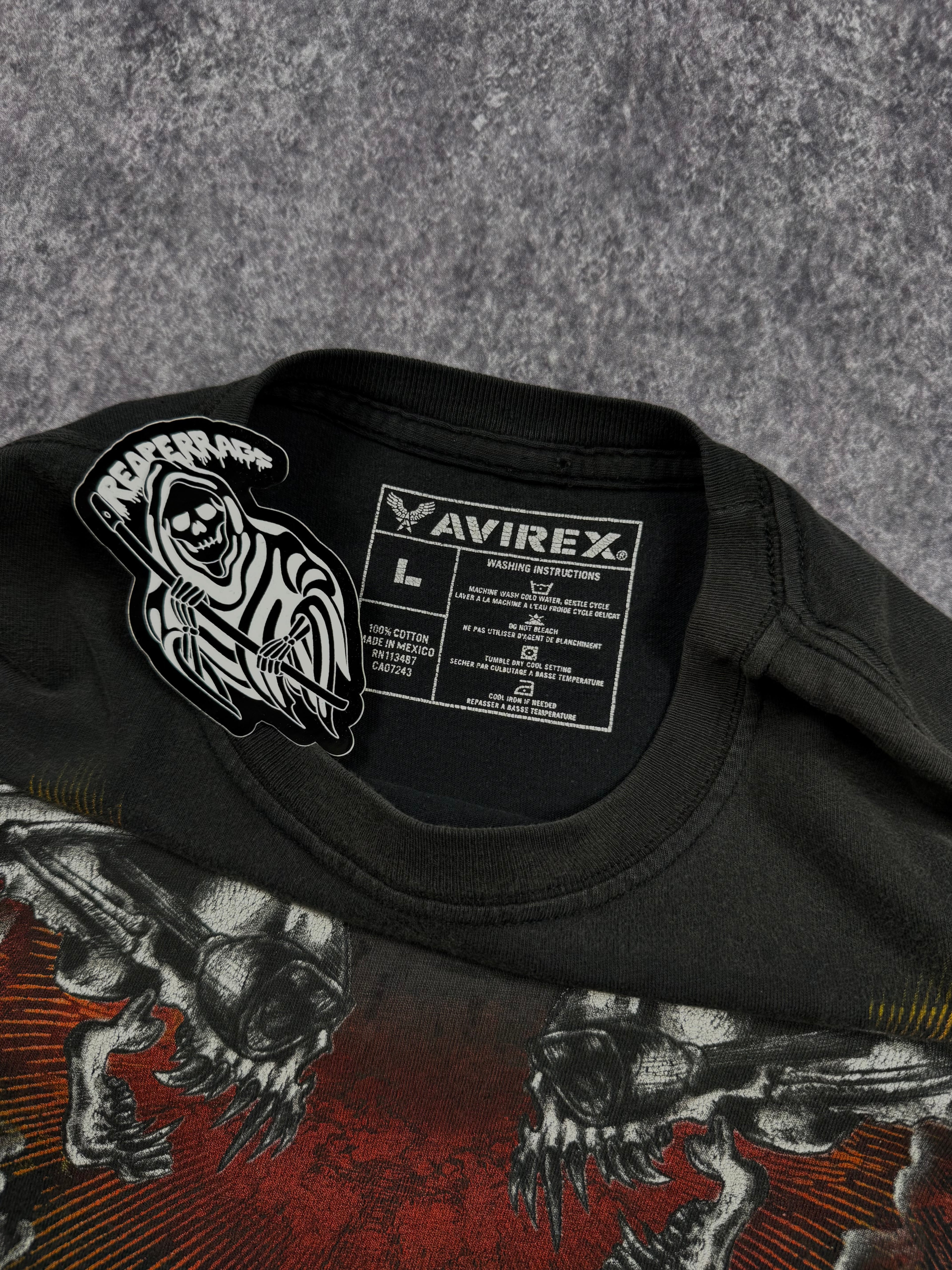 (rare) 2000s avirex shirt (L)